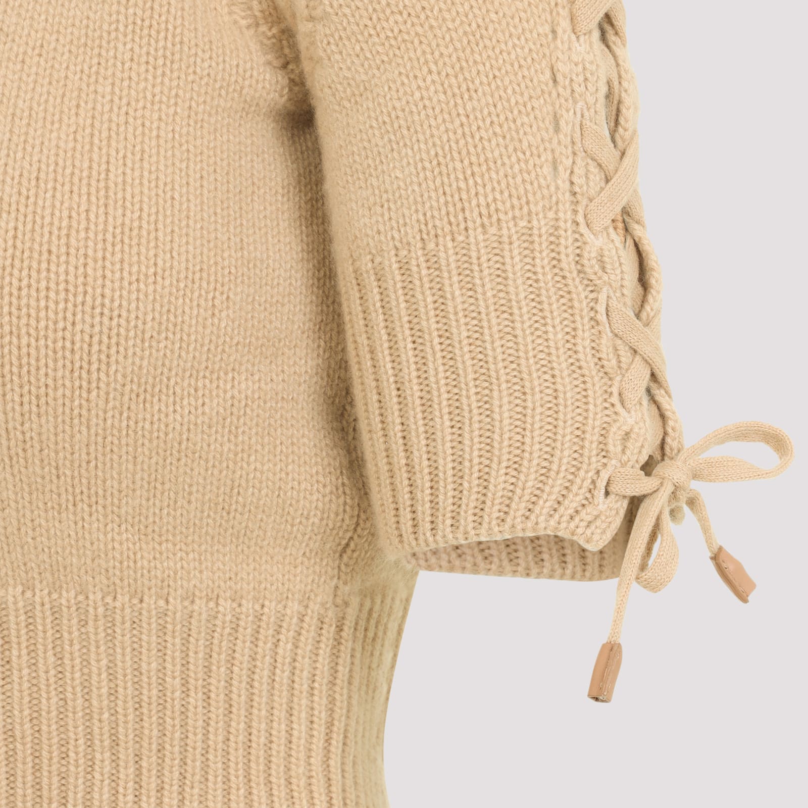 Ermanno Scervino Short-sleeved Sweater In Neutral