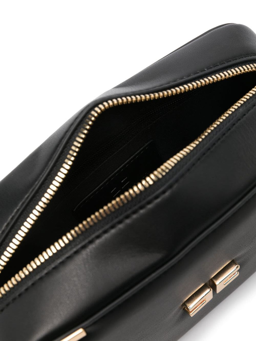 Shop Elisabetta Franchi Shoulder Bag In Black