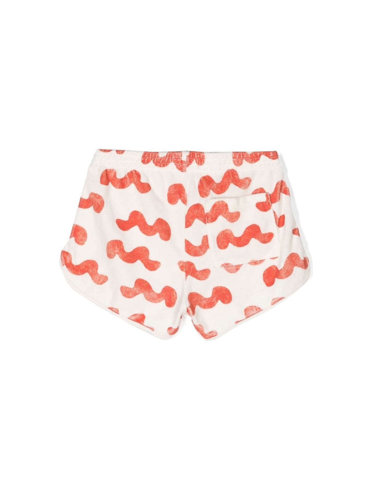 Shop Bobo Choses Waves All Over Terry Shorts In Multi