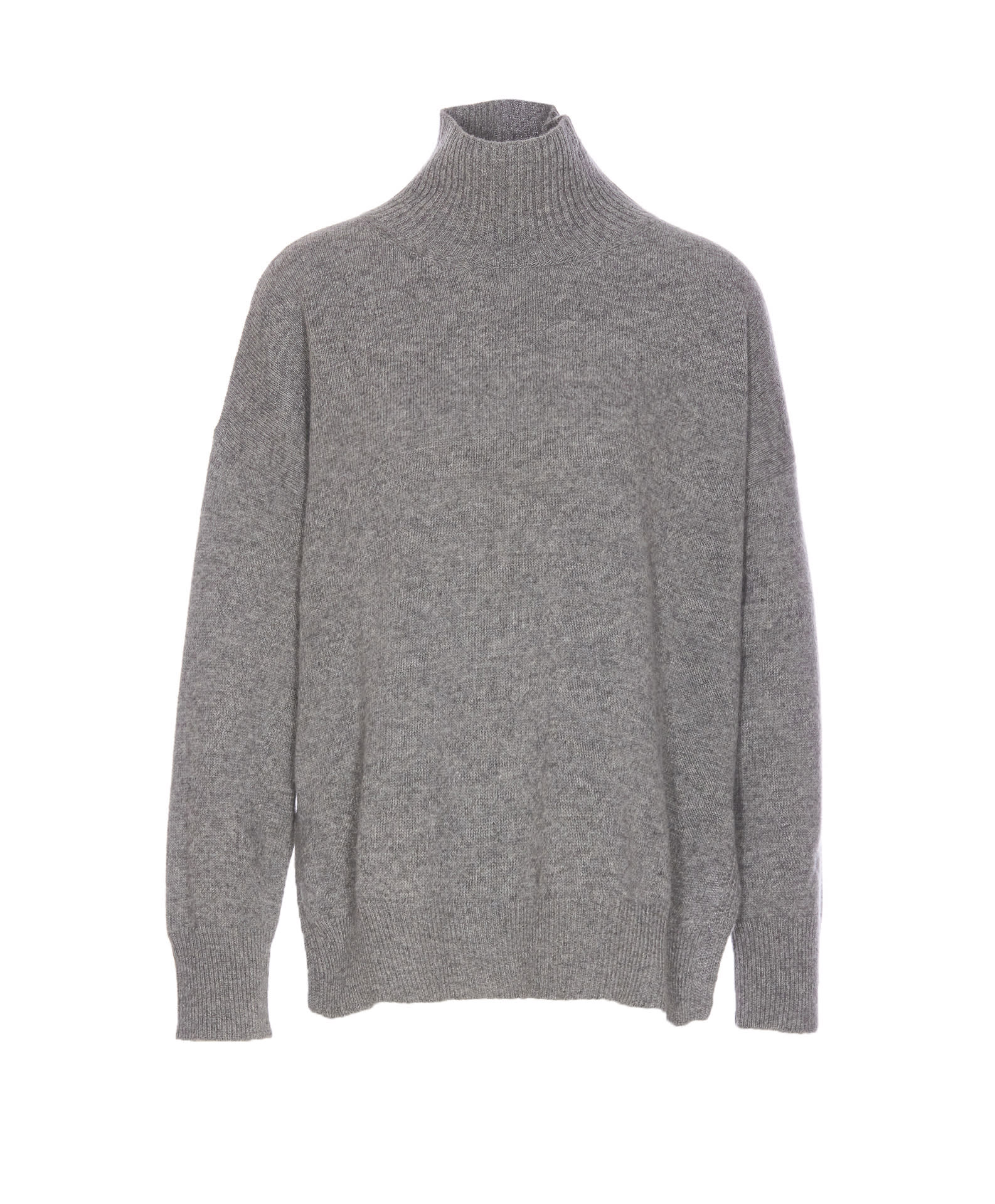 Shop Roberto Collina Turtleneck Sweater In Grey