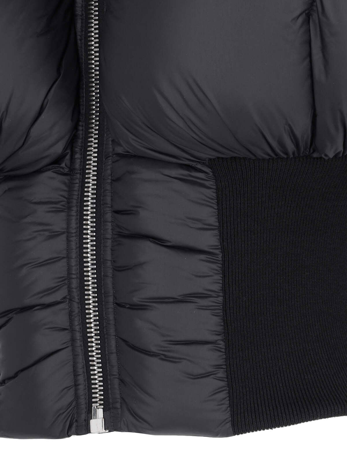 Rick Owens Mini Horus Sl Jkt Down Jacket In Black
