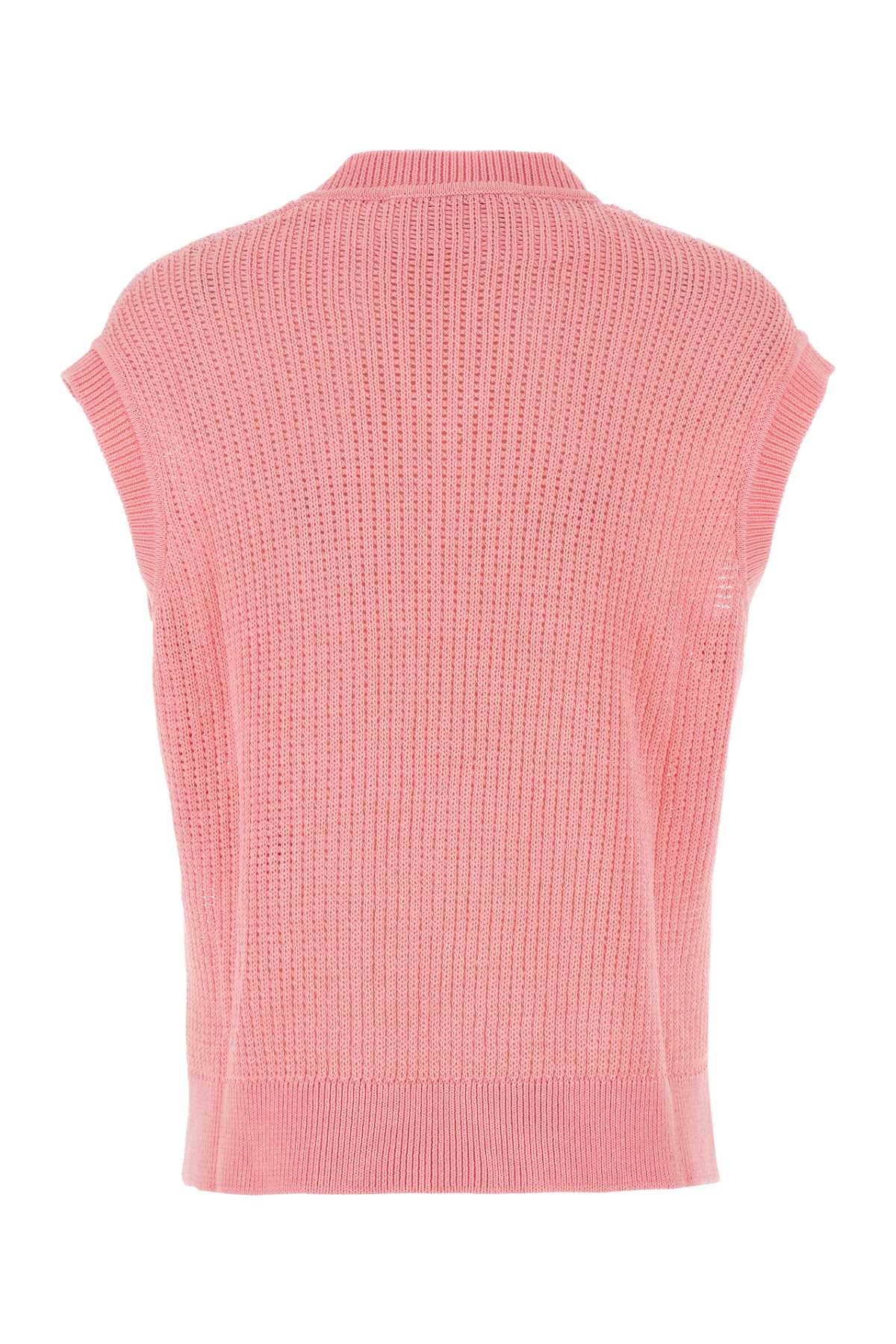 Shop Marni Pink Cotton Vest In 00c13