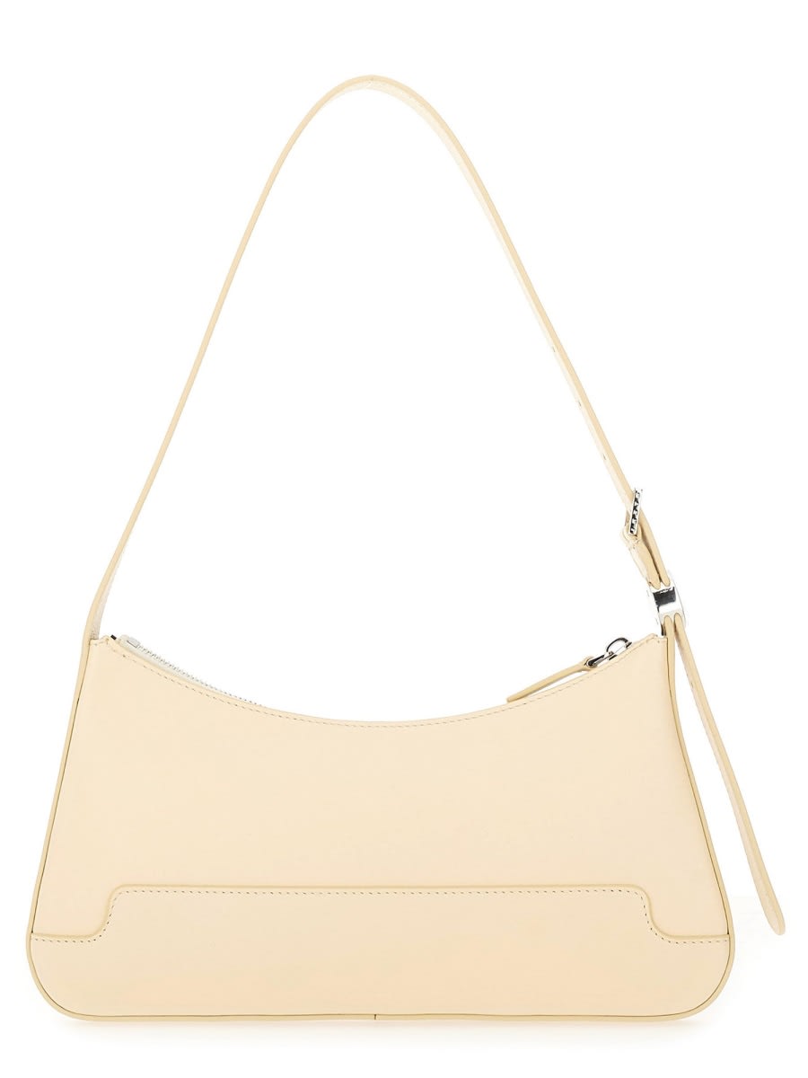 Marni Leather Shoulder Bag In Neutral