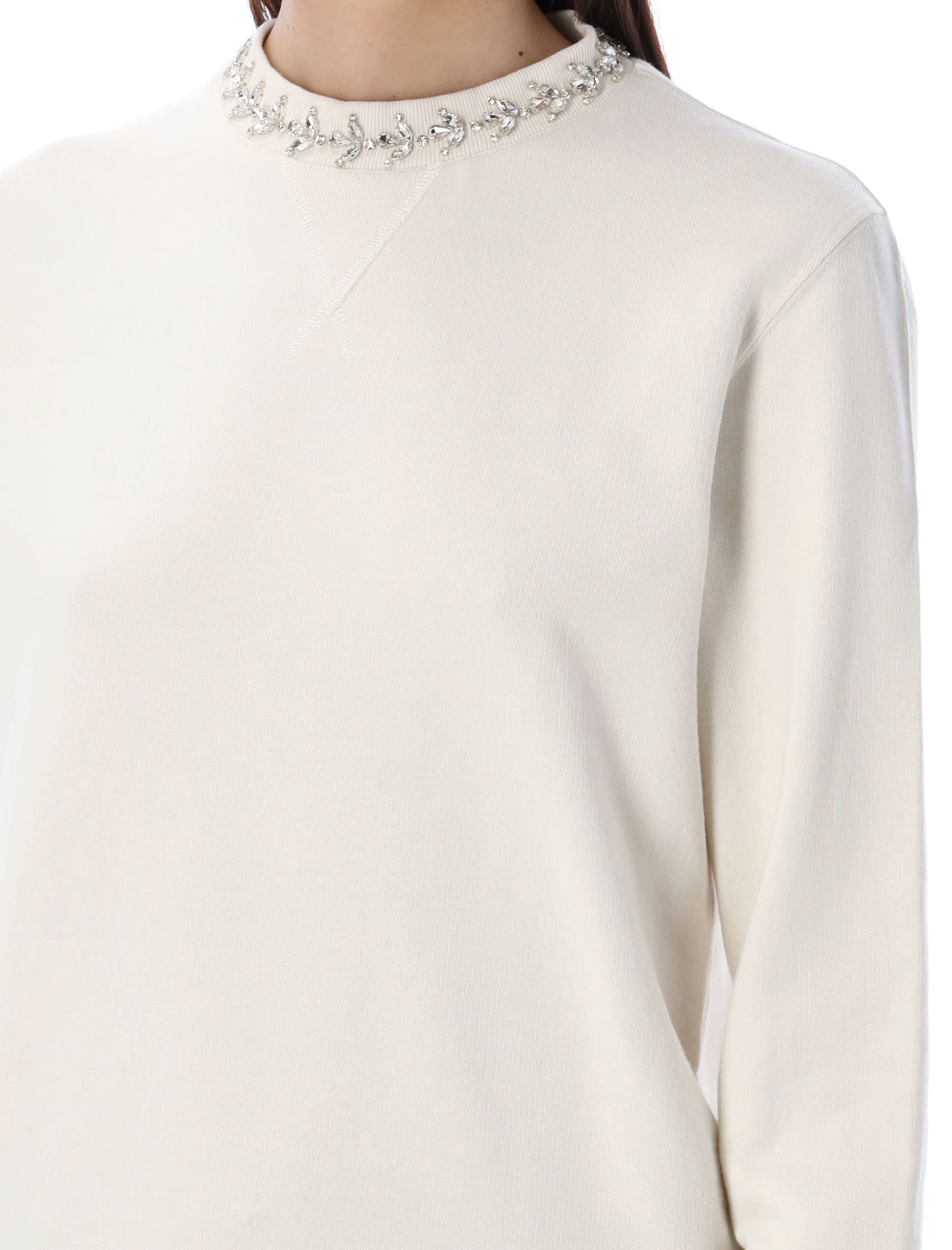 Shop Golden Goose Lavinia Sweatshirt In White