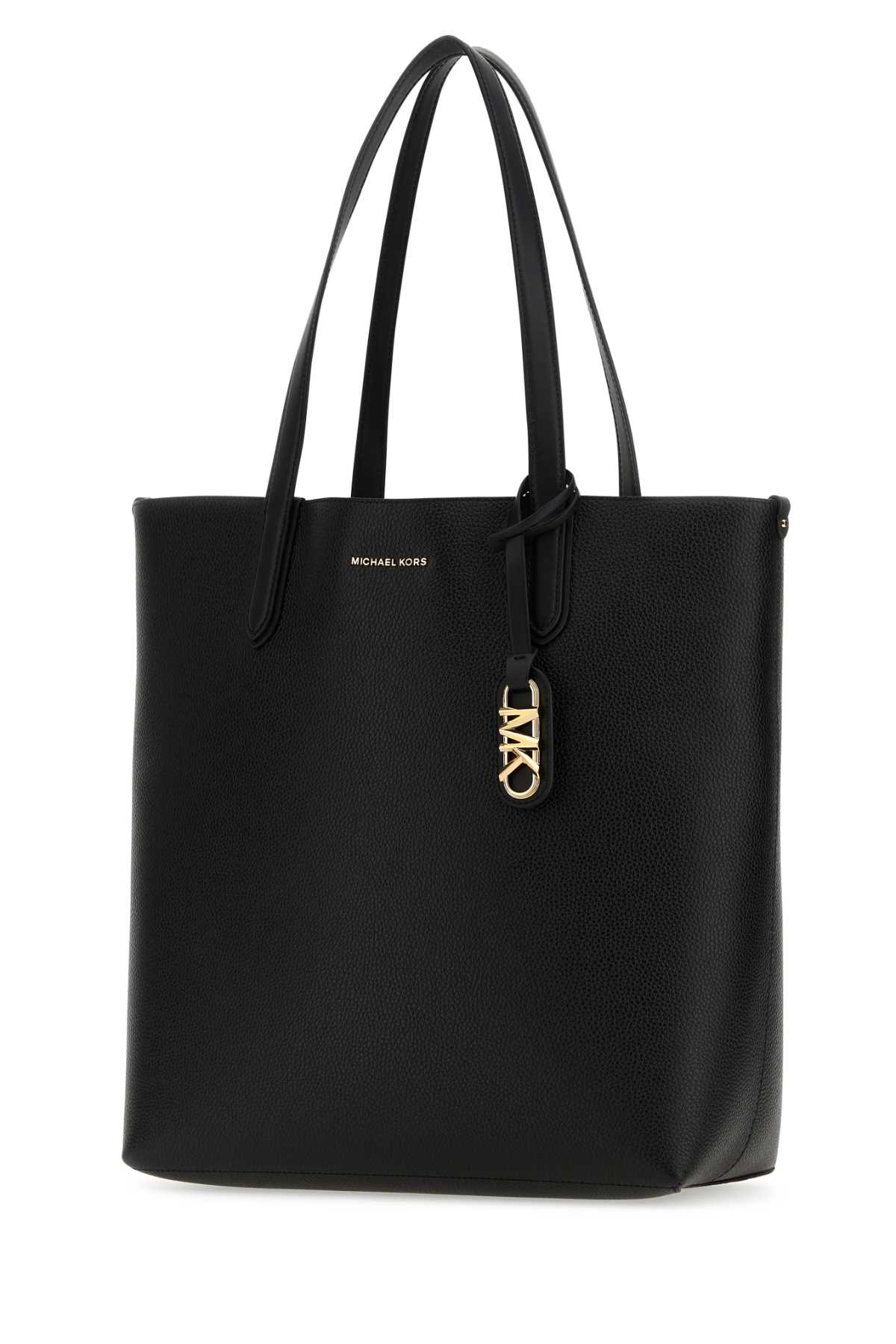 Shop Michael Kors Black Leather Large Eliza Shopping Bag