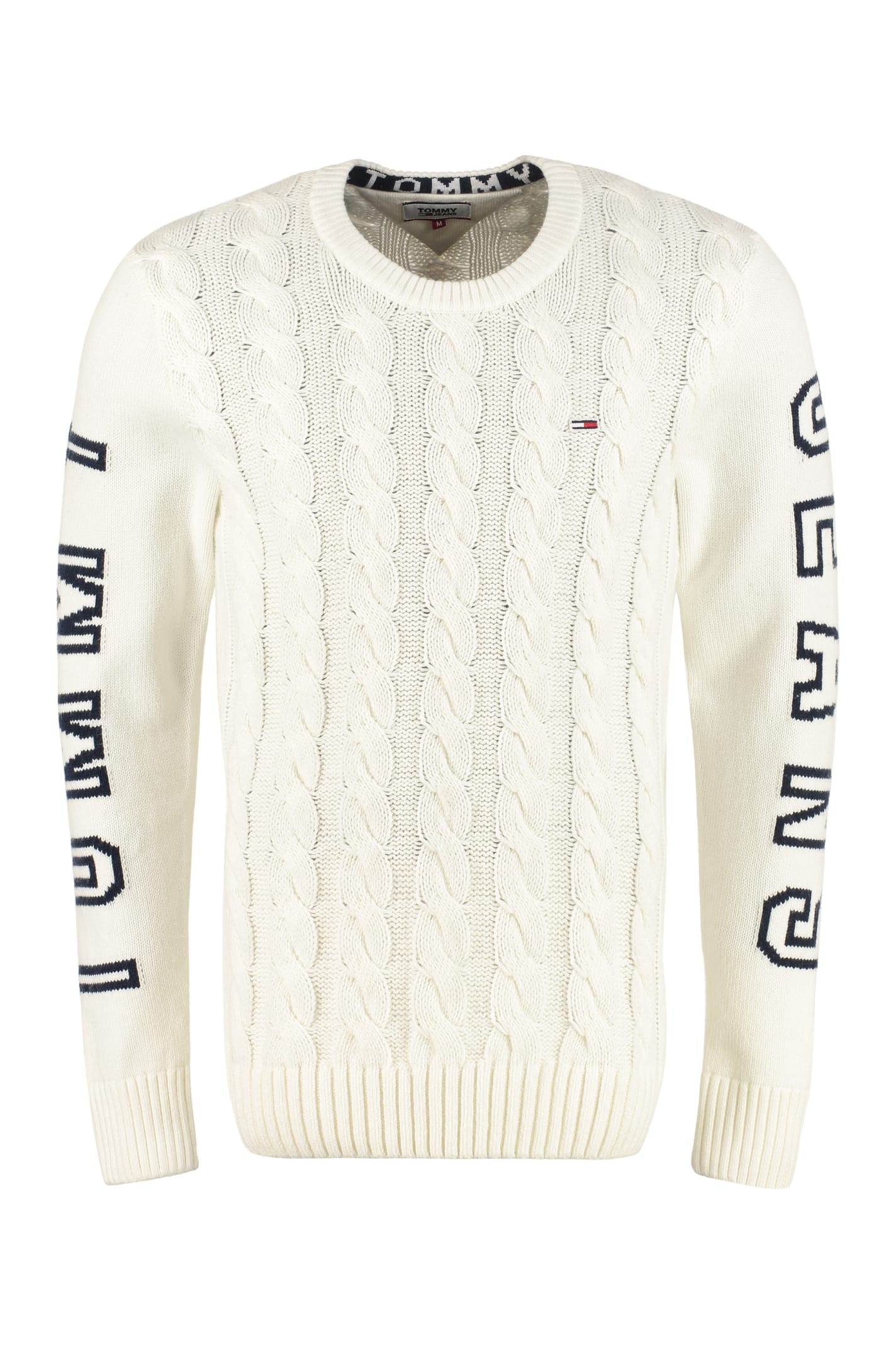 TOMMY JEANS CABLE-KNIT SWEATER,11233659