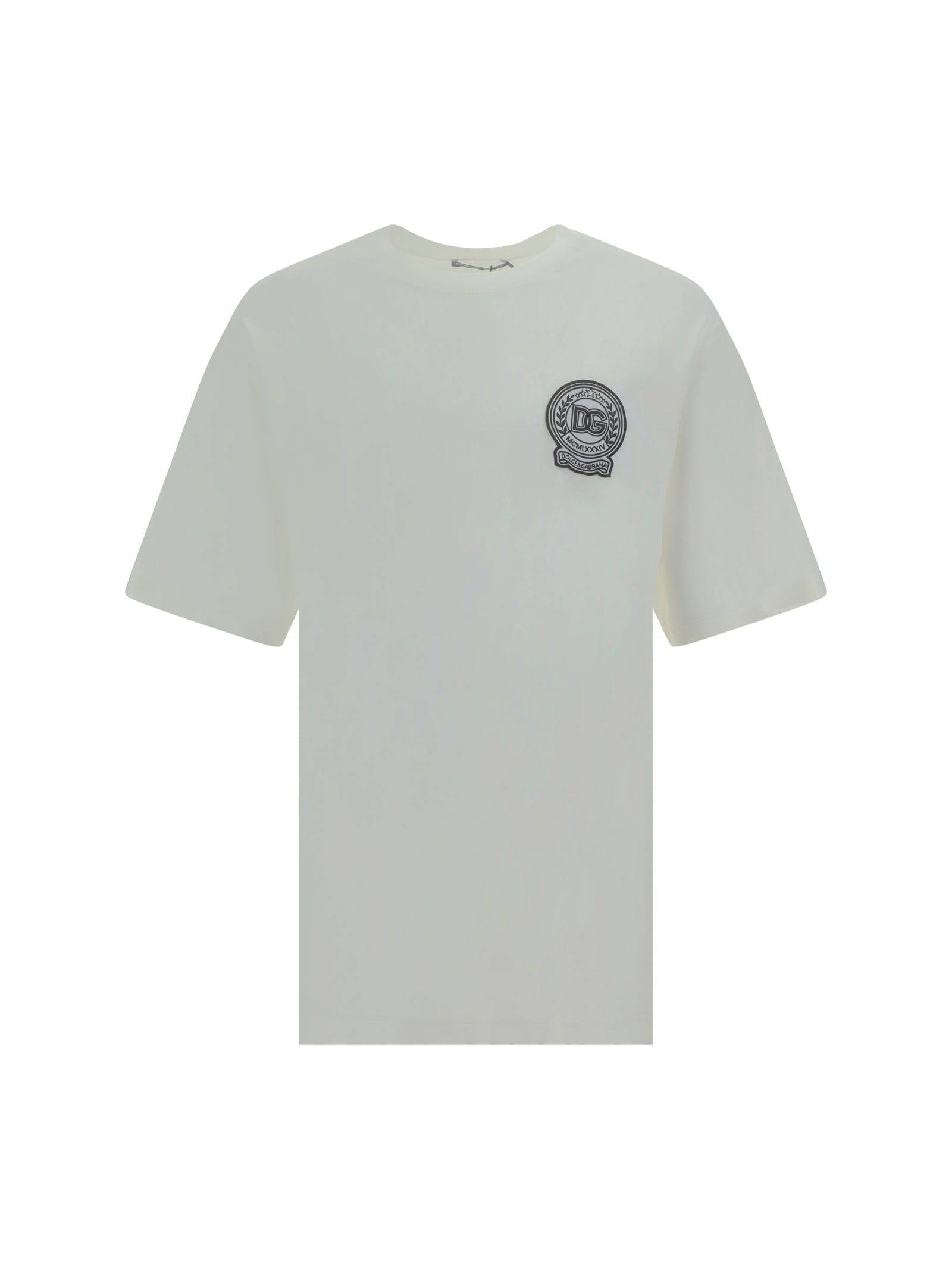 Shop Dolce & Gabbana T-shirt In Bianco