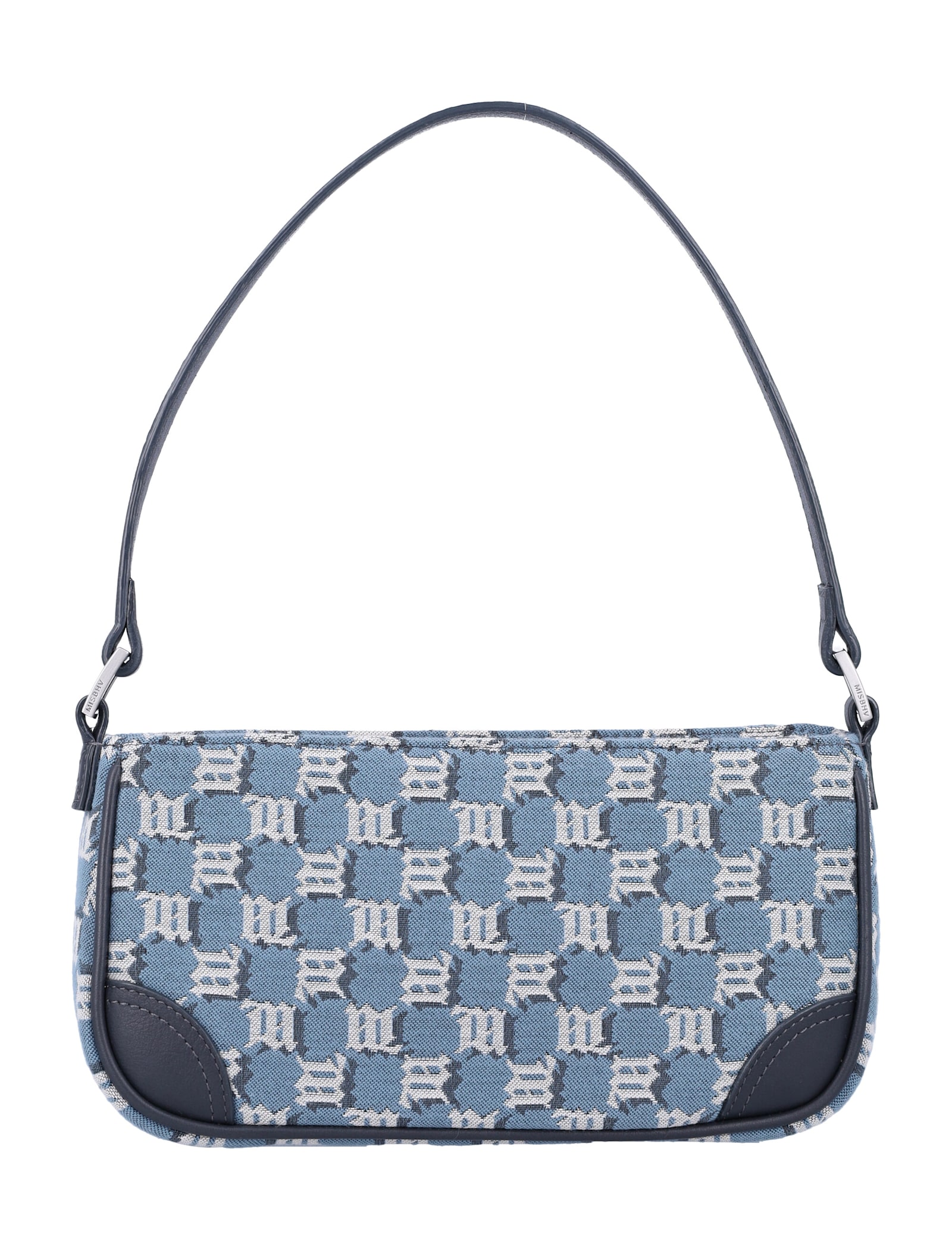 Shop Misbhv 90 Jacquard Mini Bag In Blue