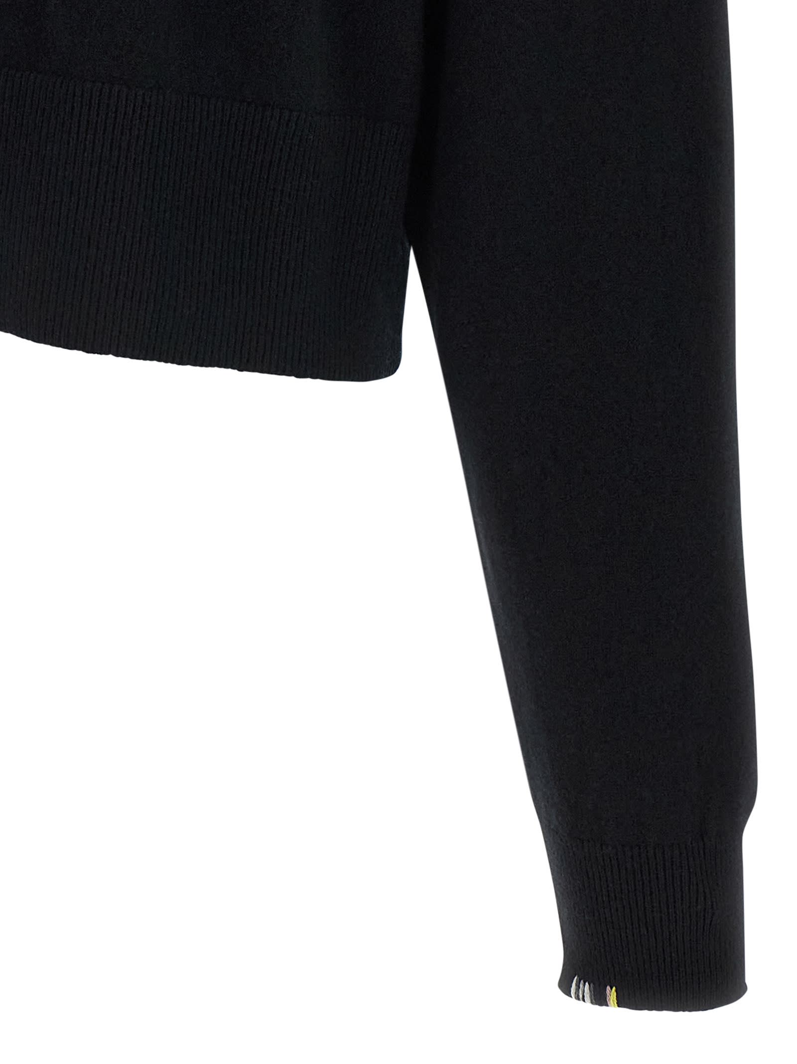 Extreme Cashmere Button-cuffed Cardigan In Black