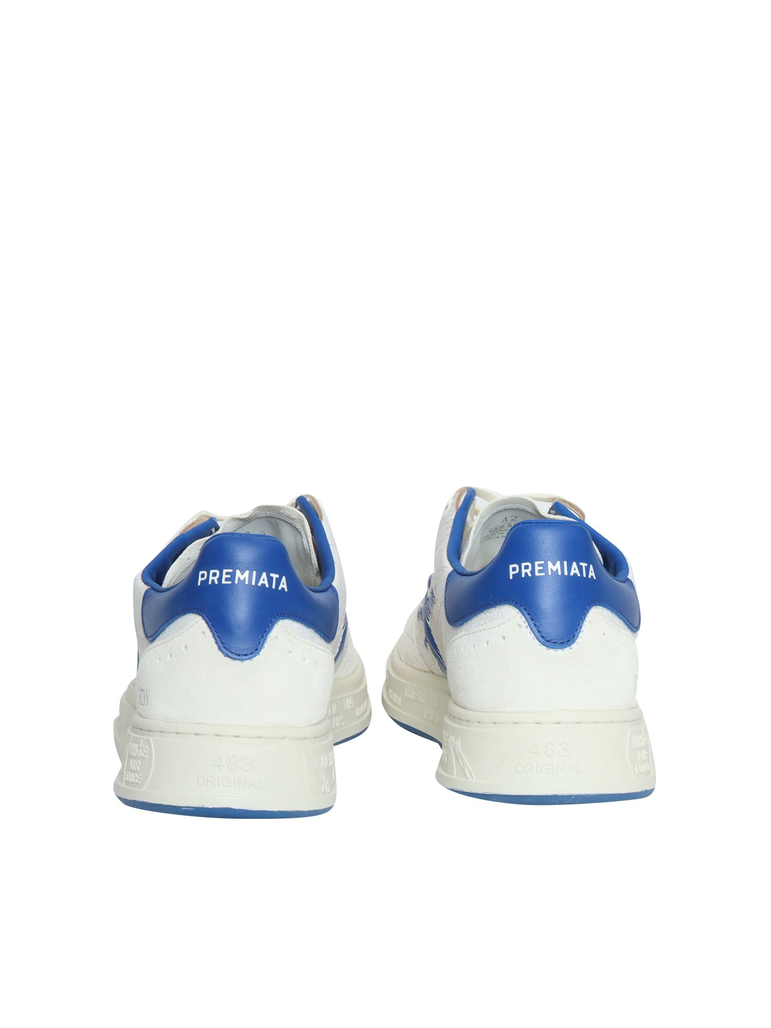 Shop Premiata White Quinn Sneakers