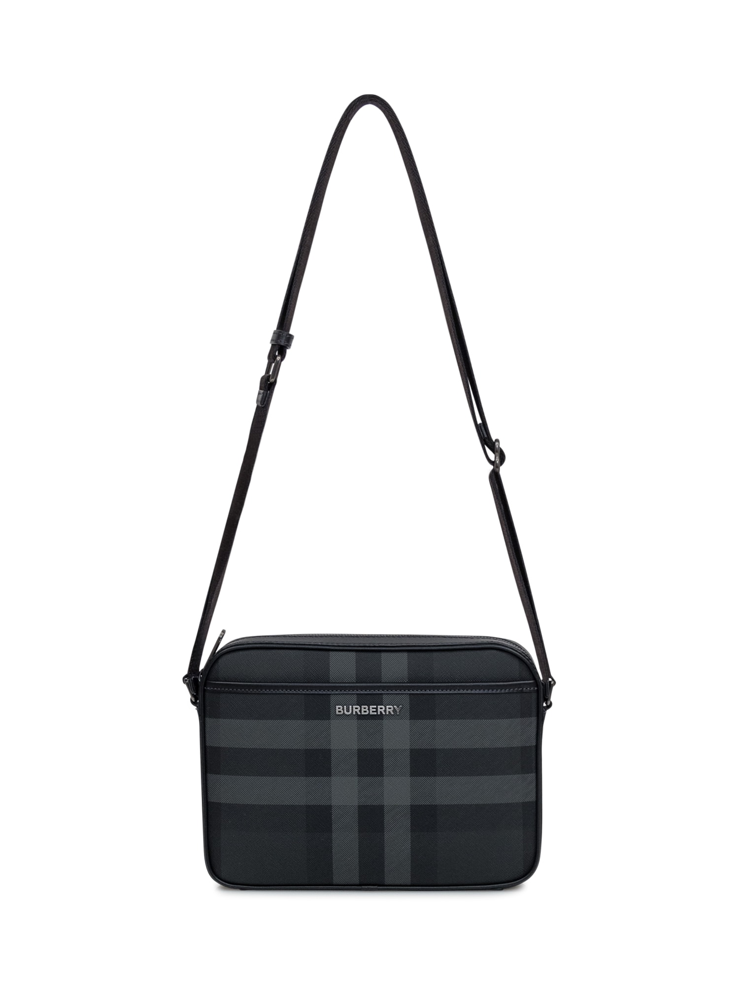 Shop Burberry Muswell Bag In Charcoal