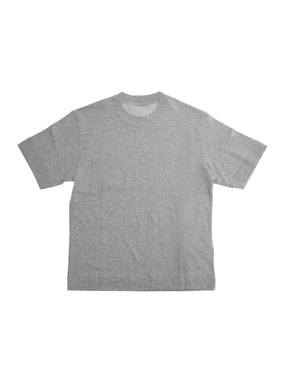 Marni Kids Gray Crew-neck Short-sleeve T-shirt In Gray