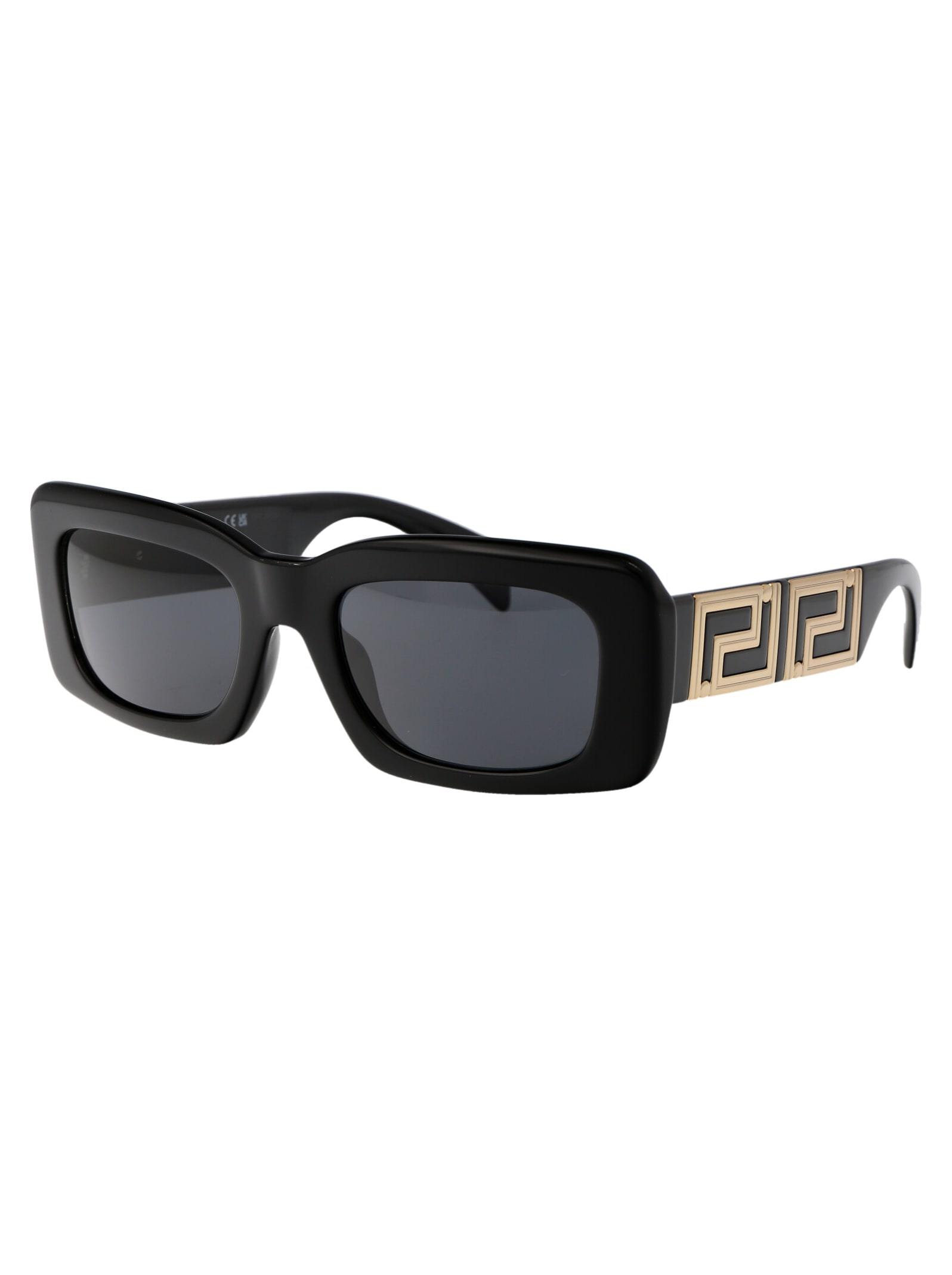 Shop Versace 0ve4444u Sunglasses In Gb1/87 Black