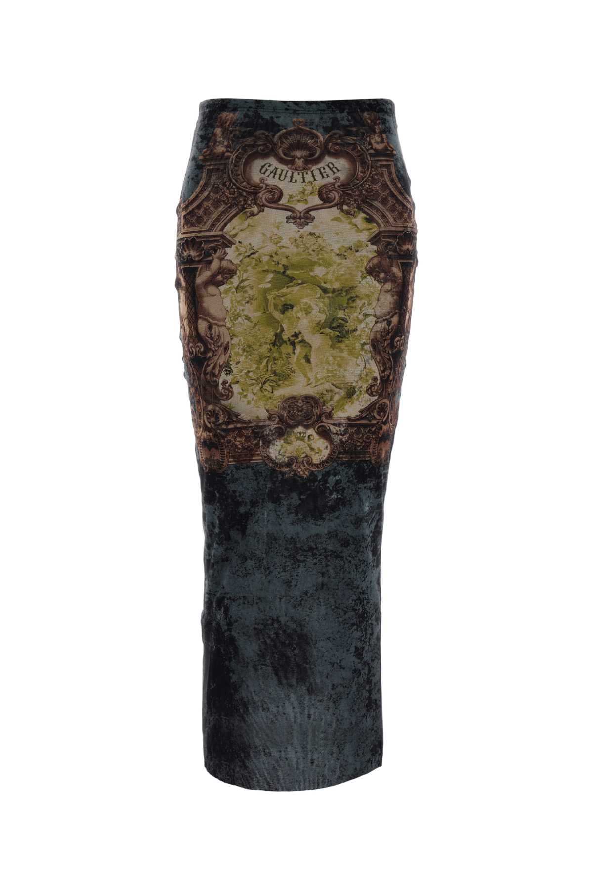 Printed Tulle Skirt