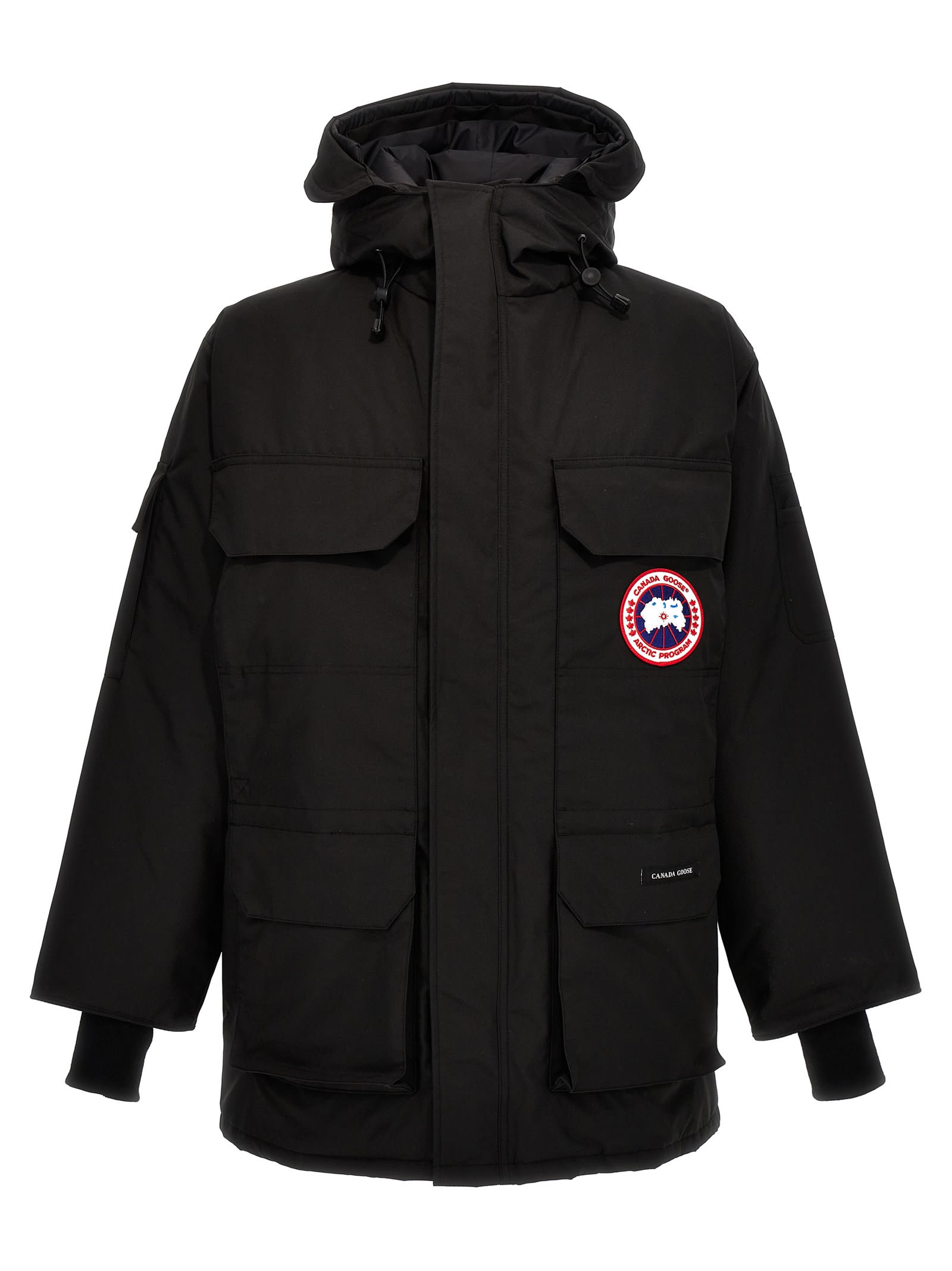 Canada Goose Mens Black Expedition High-neck Shell-down Parka Jacket Xl In Black