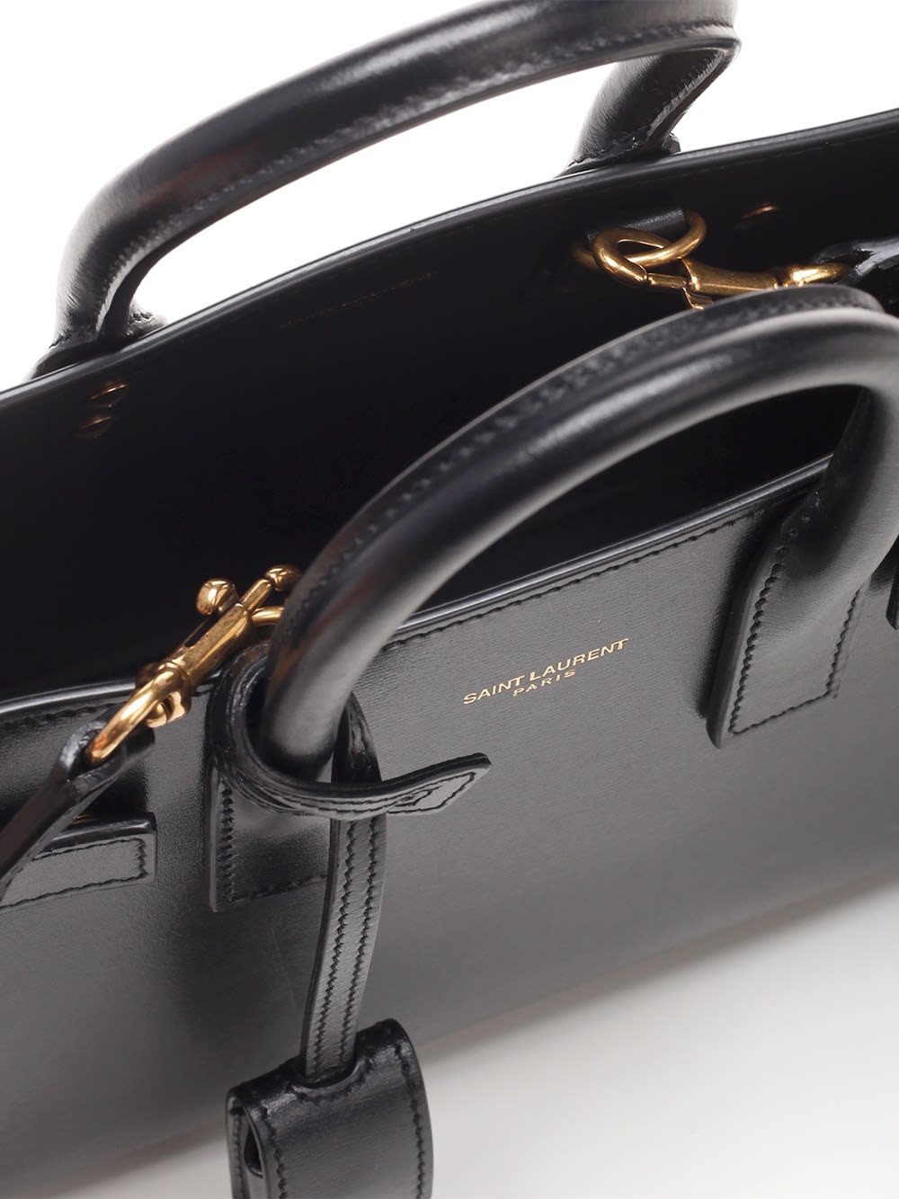 Saint Laurent Sac De Jour Nano Handbag In Black