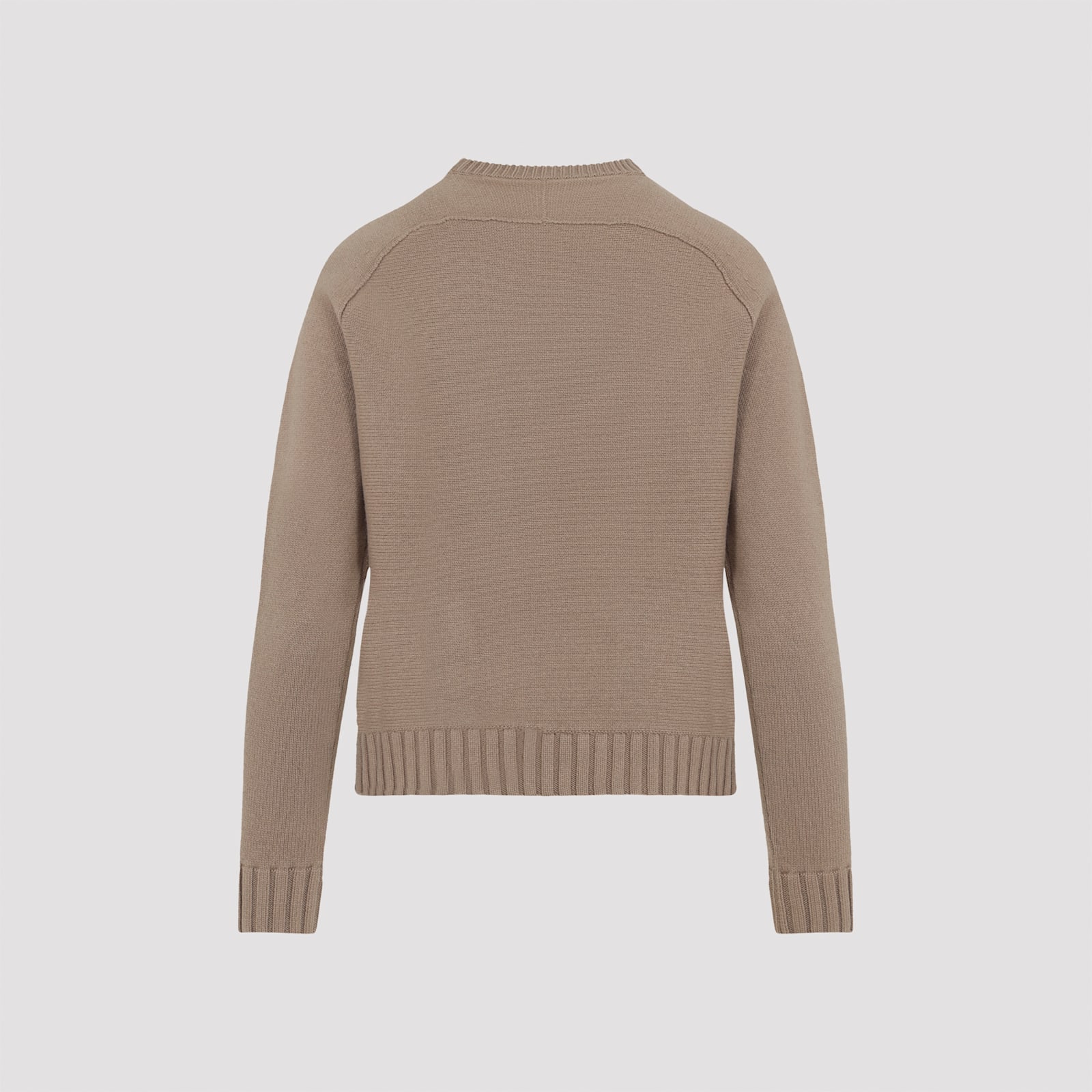 Gucci Horsebit Wool Cashmere Sweater In Brown