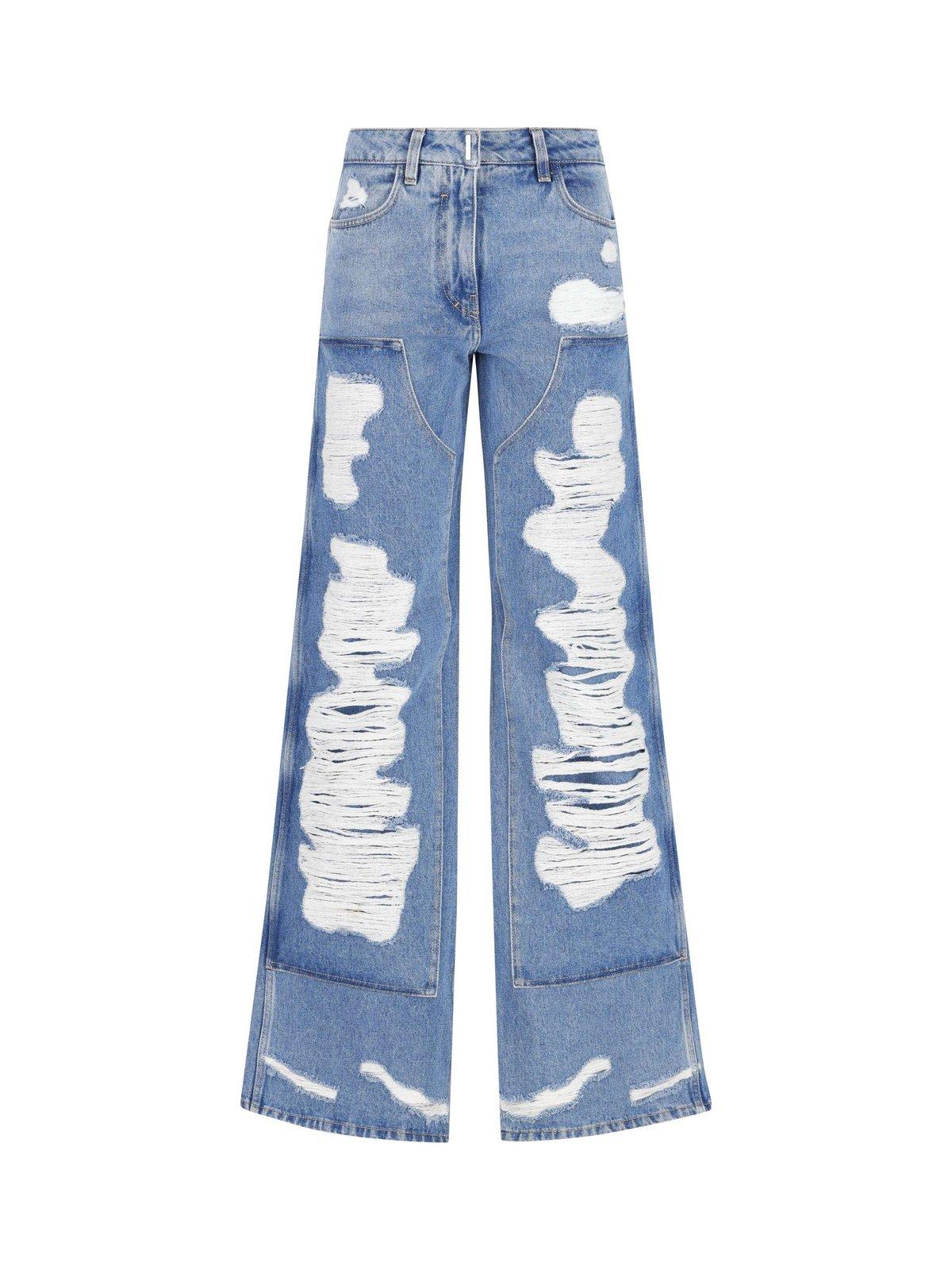 Givenchy High Waist Wide-leg Jeans