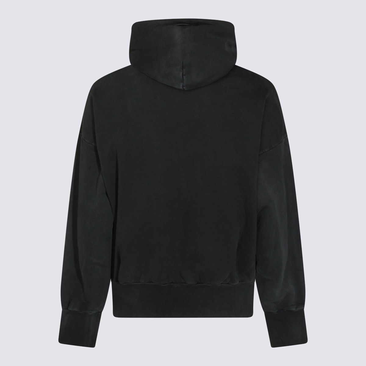 Fear Of God Hooded Knitwear With Ribbed Cuffs And Hem In Black