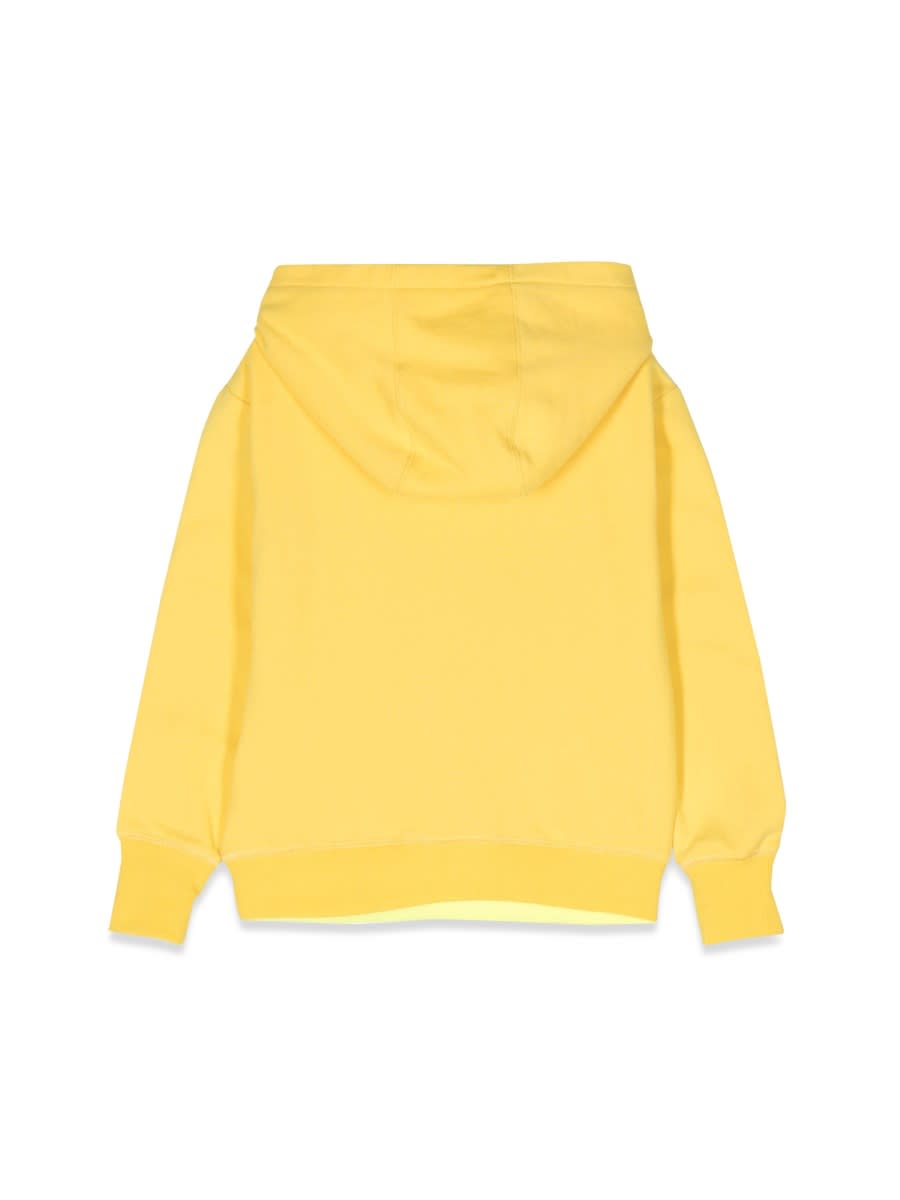 Shop Little Marc Jacobs Hoodie In Yellow