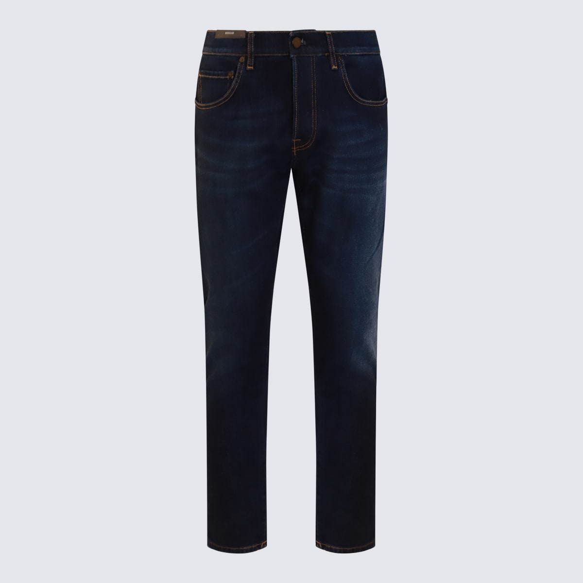 Shop Pt Torino Blue Cotton Denim Jeans