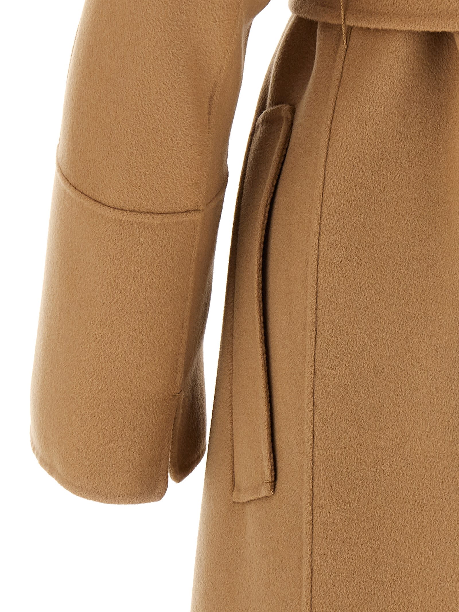 Shop 's Max Mara Elisa Coat In Beige