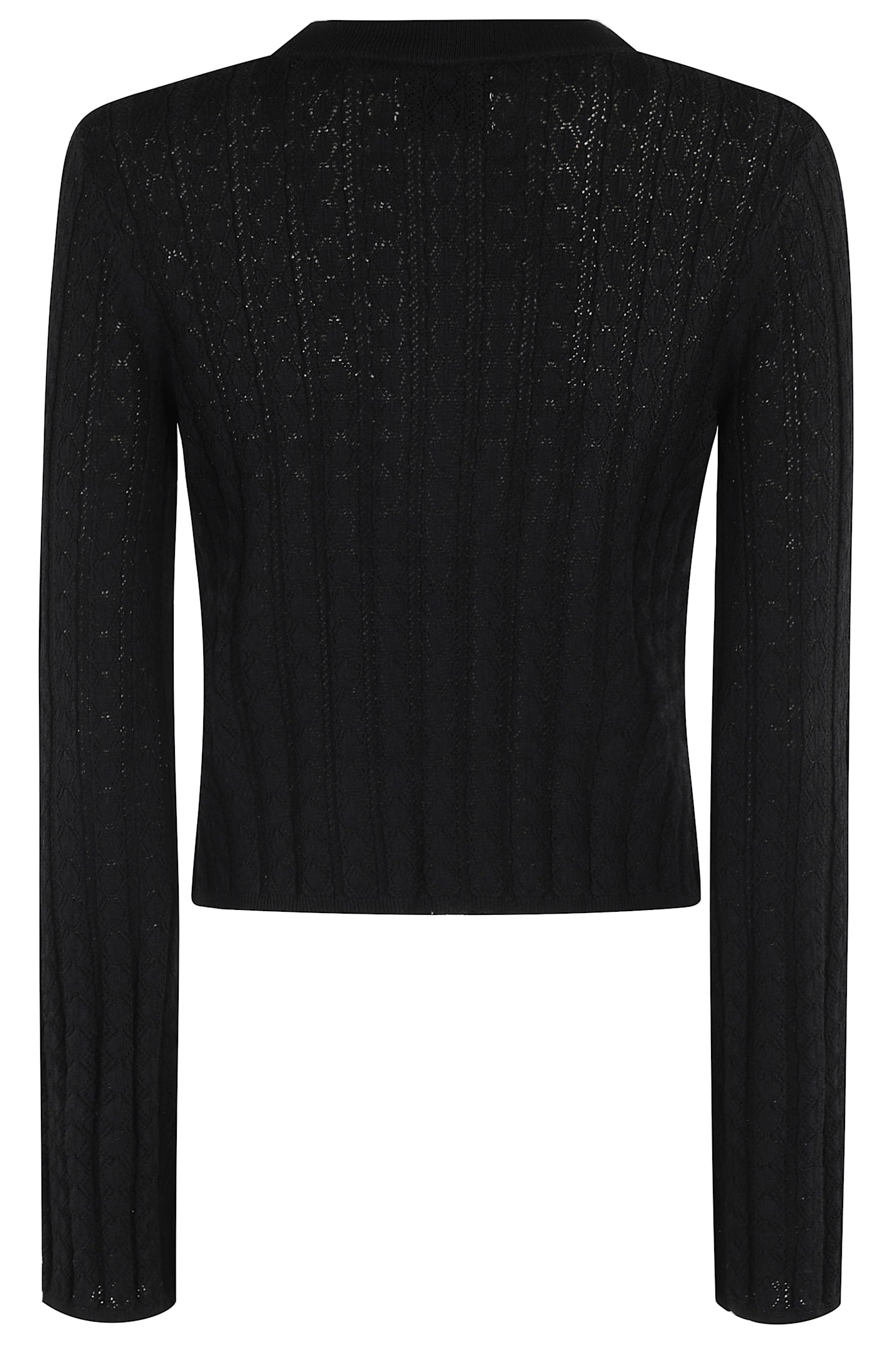 Shop Loulou Studio Cropped Sweater In Black