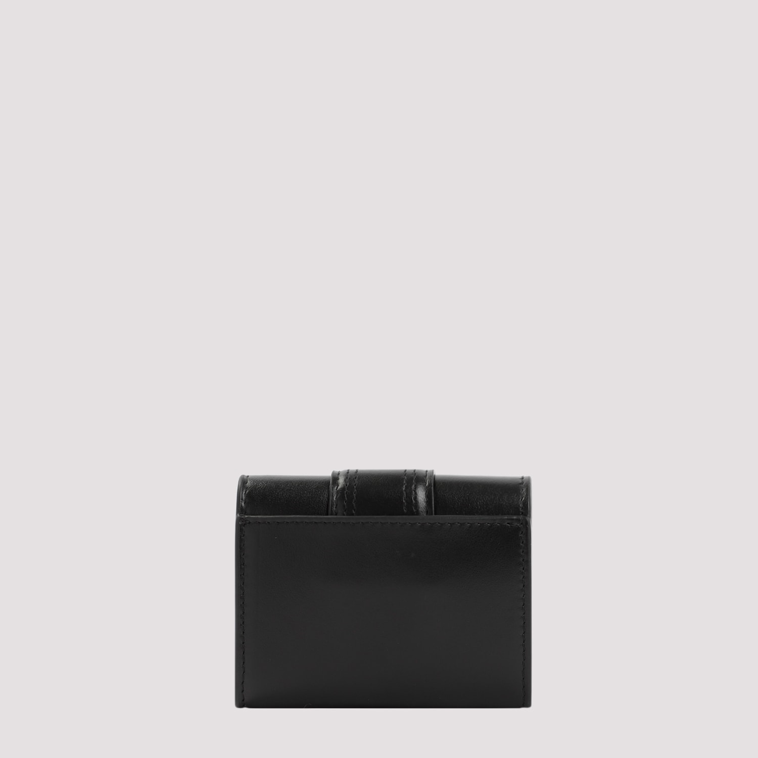 Shop Jacquemus Le Compact Bambino Wallet In Black