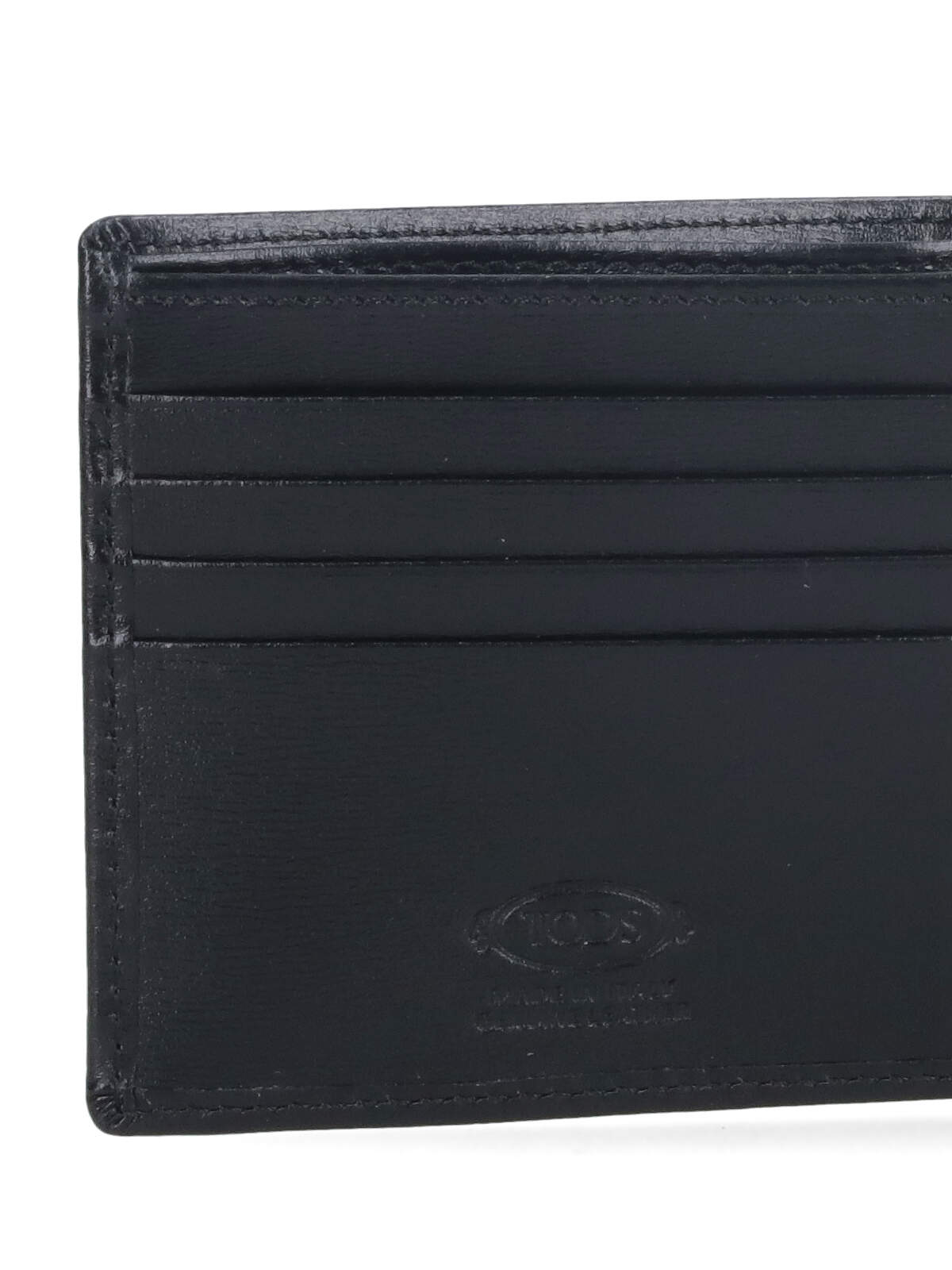 Shop Tod's Bifold Logo Wallet In Black