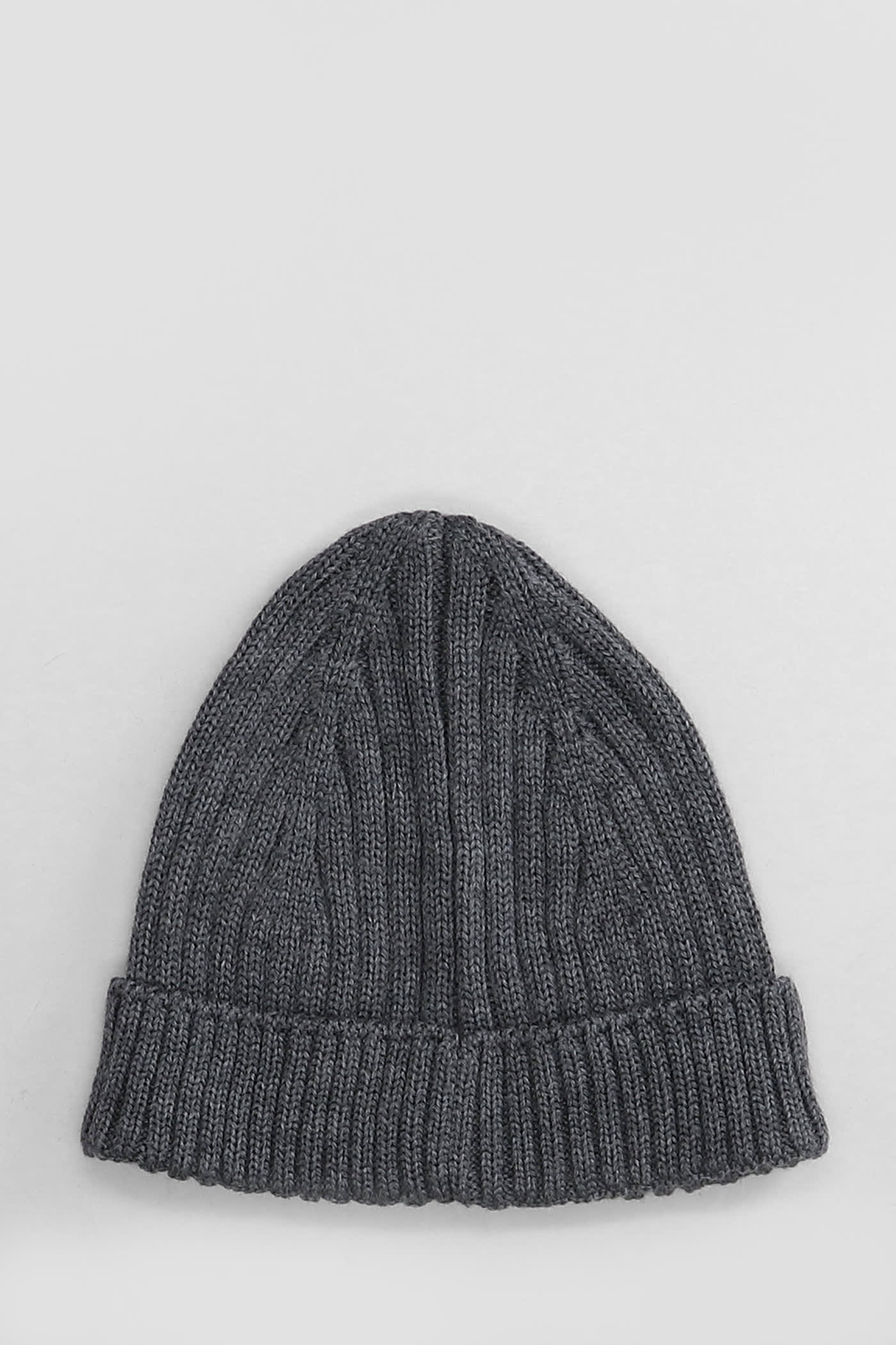 Shop Marine Serre Hats In Grey Wool