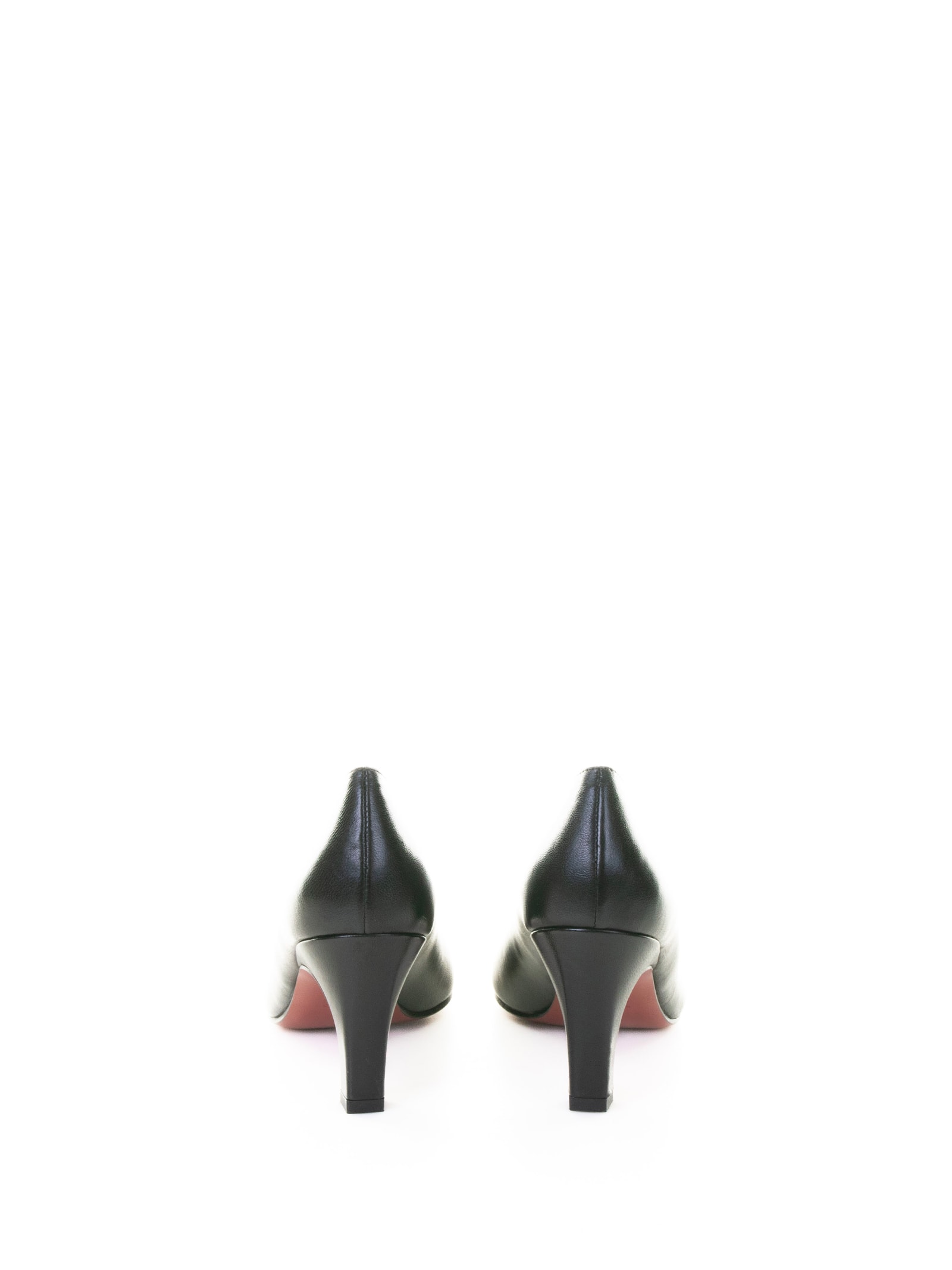 Roberto Festa 70mjm Pointed-toe Leather Pumps In Black
