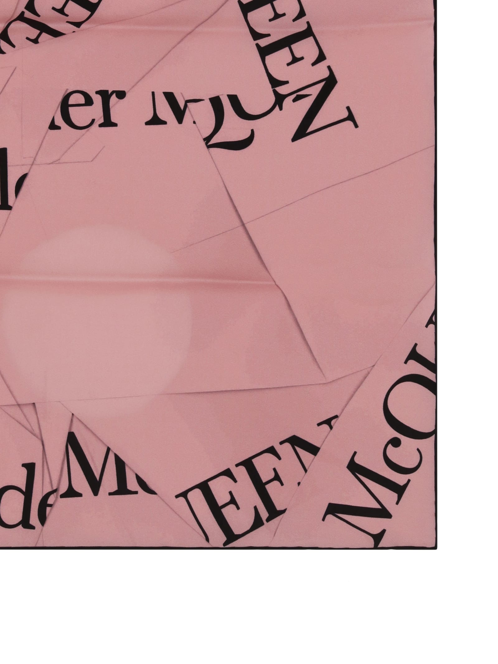 Shop Alexander Mcqueen Scarf In Pink