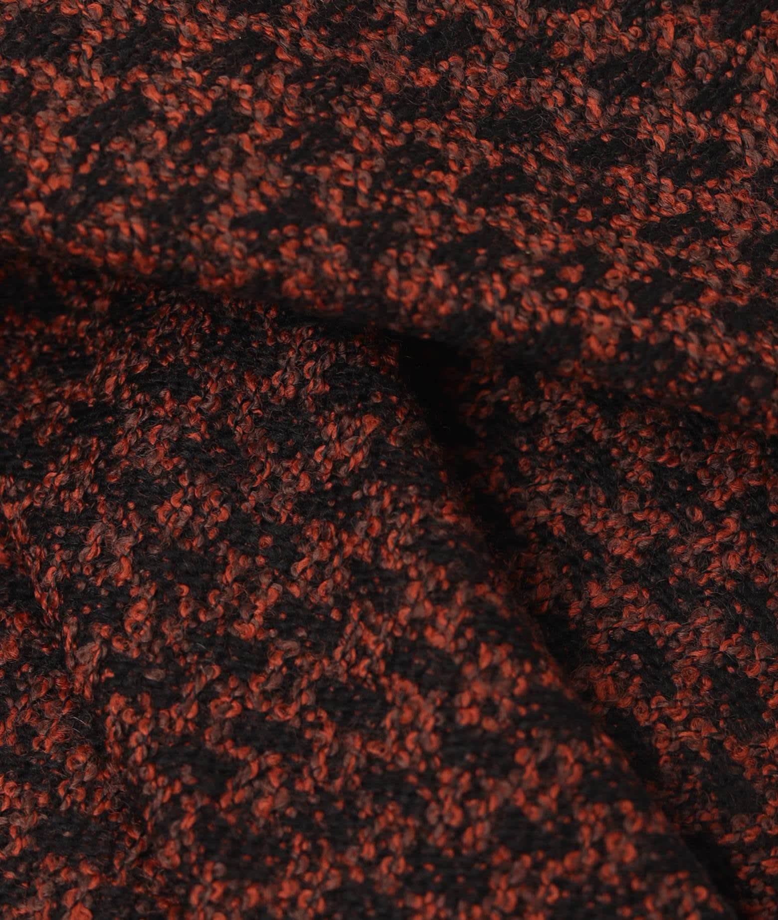 Larusmiani Wool Tie Porta Nuova Tie In Firebrick