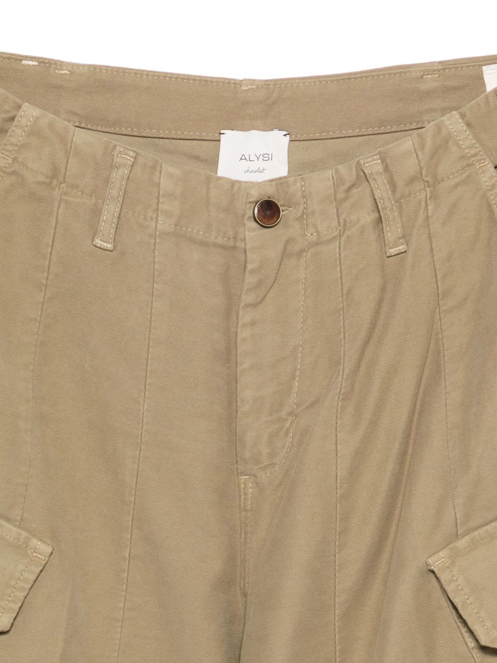 Alysi Cargo Trousers In Brown