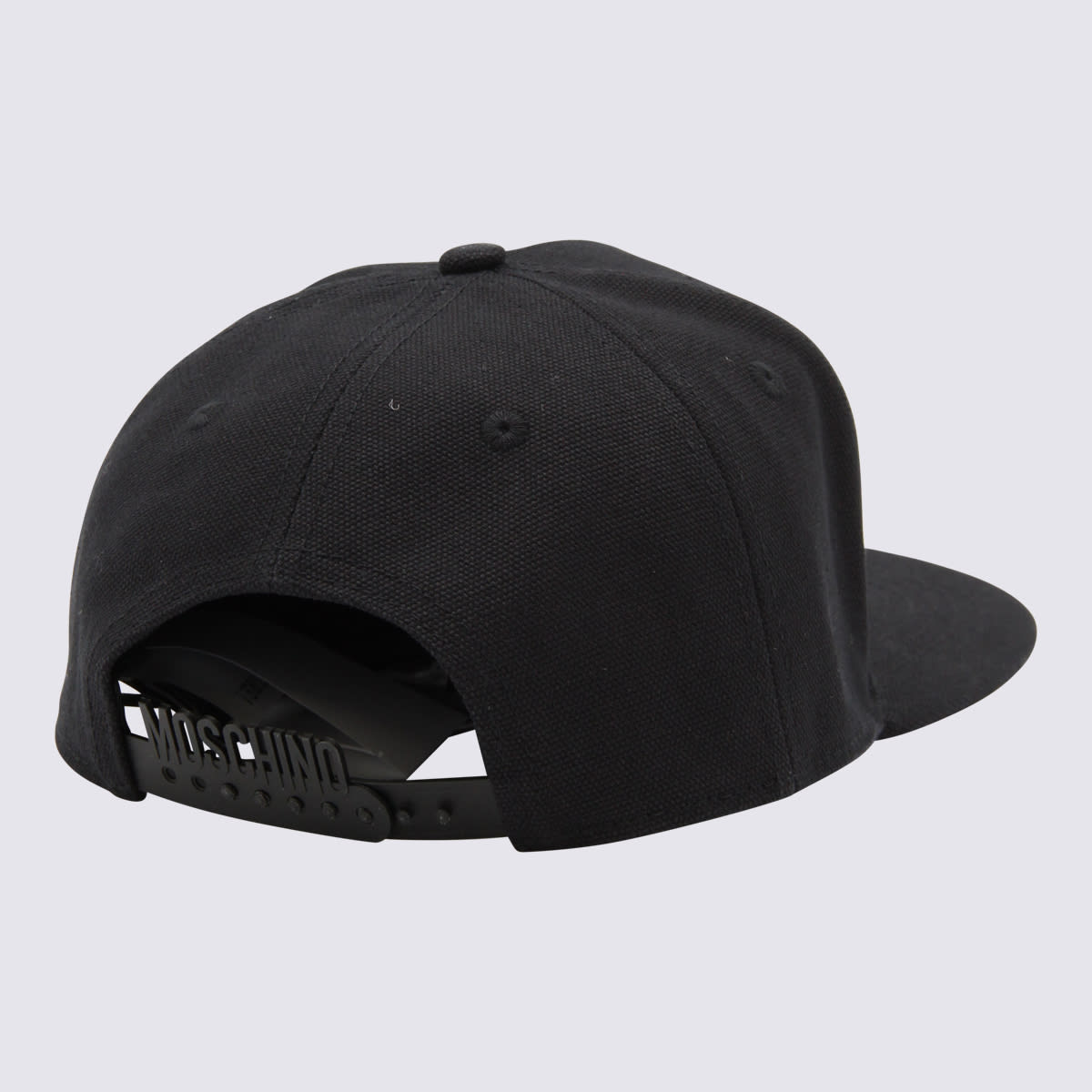 Shop Moschino Black Cotton Hat