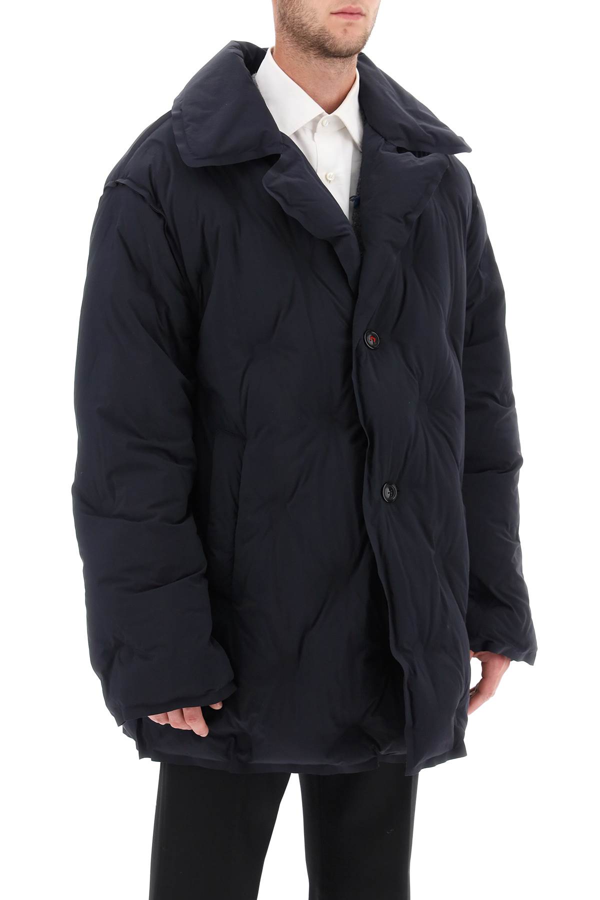 Maison Margiela Glam Slam Matte Puffer Jacket In Black