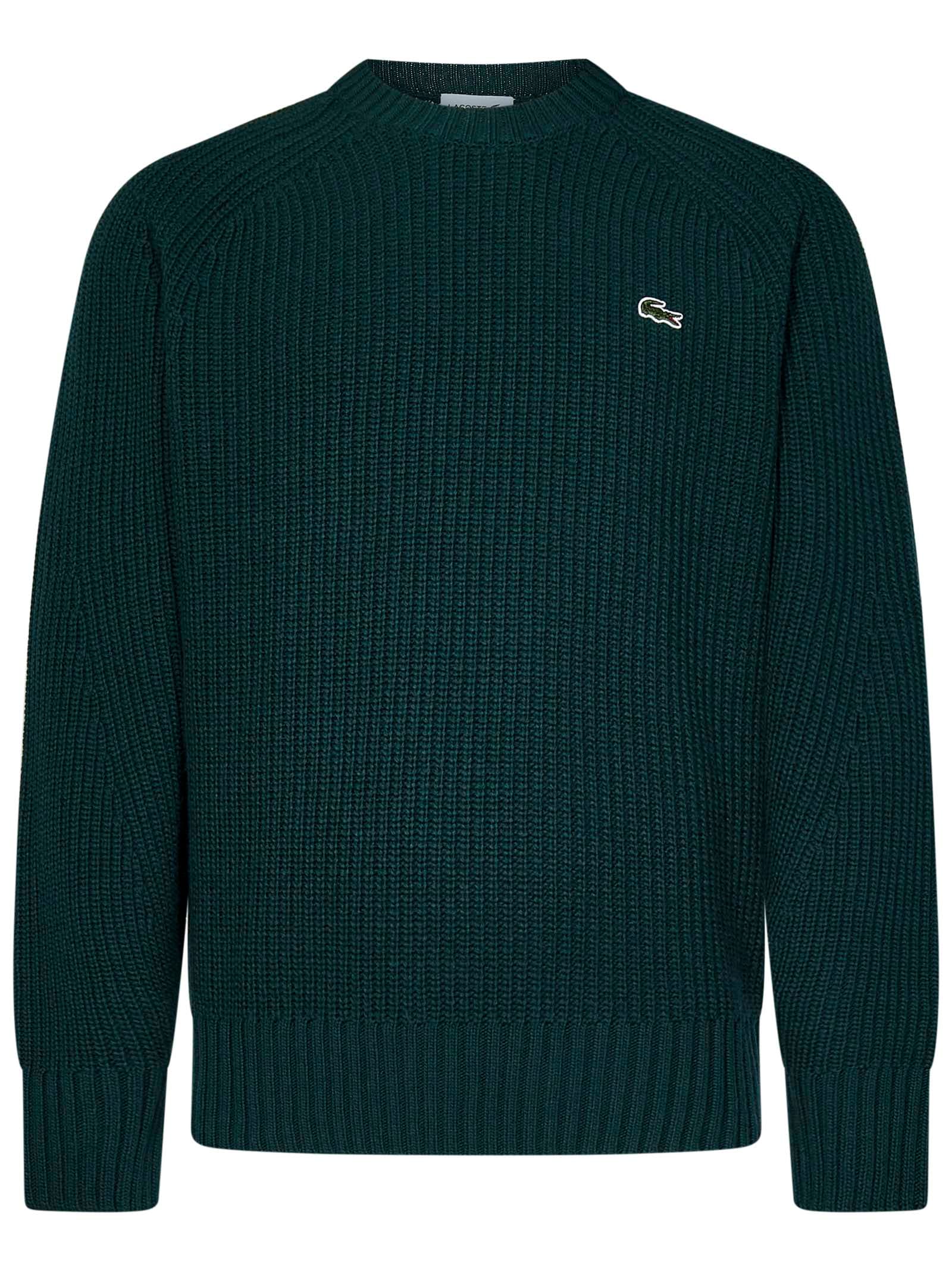 Shop Lacoste Sweater In Green