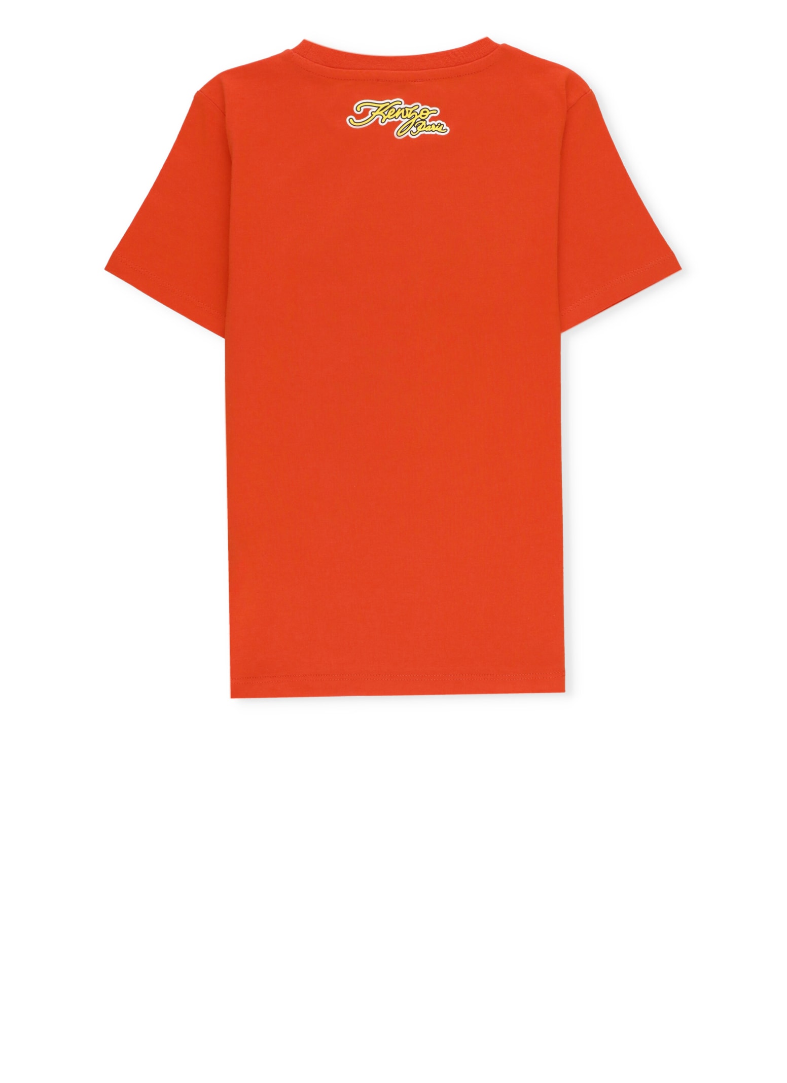 Shop Kenzo T-shirt With Print In Rosso