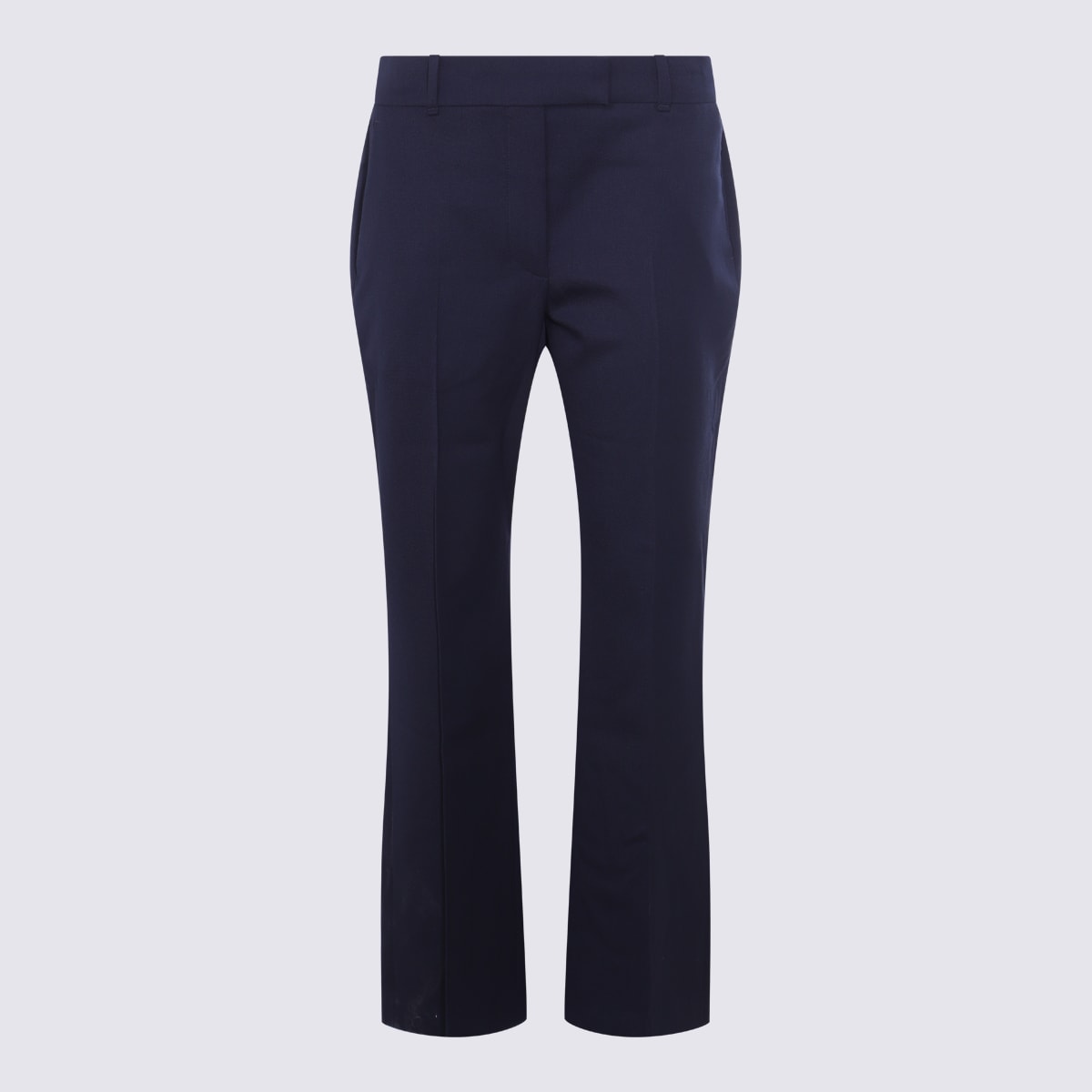 Alexander McQueen Navy Wool Pants - Alexander McQueen - Modalova
