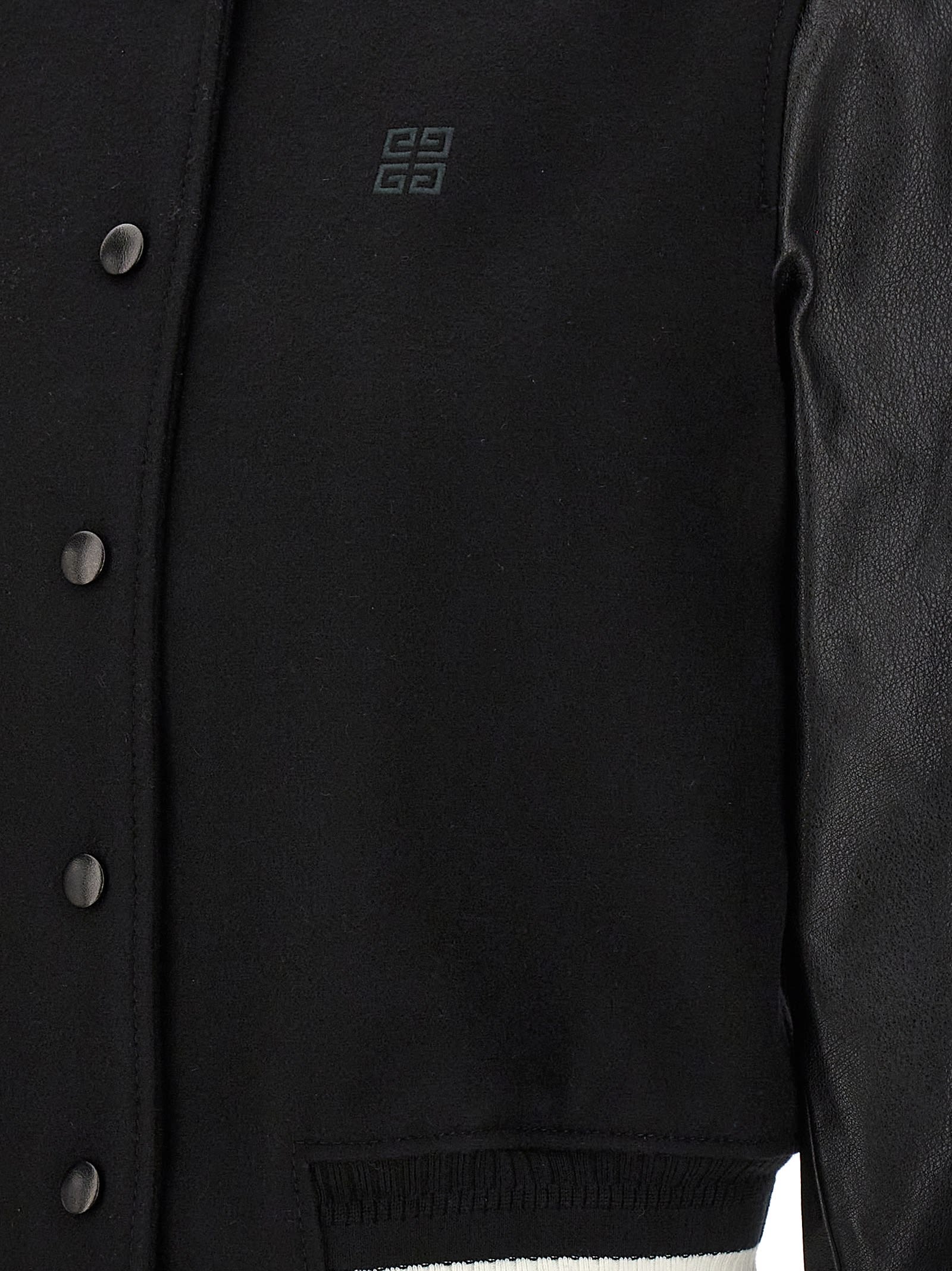 Givenchy Blouson In White/black
