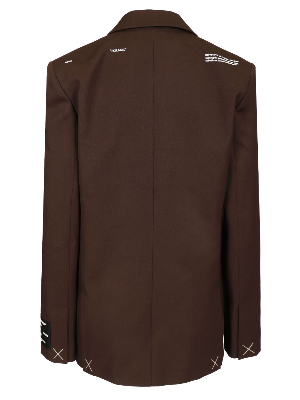 Off-white Blazer Toybox In Brown