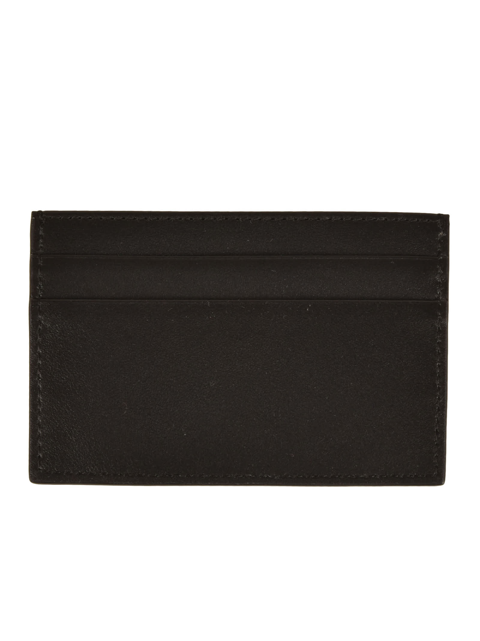 Shop Dolce & Gabbana Logo Embossed Card Holder In Black