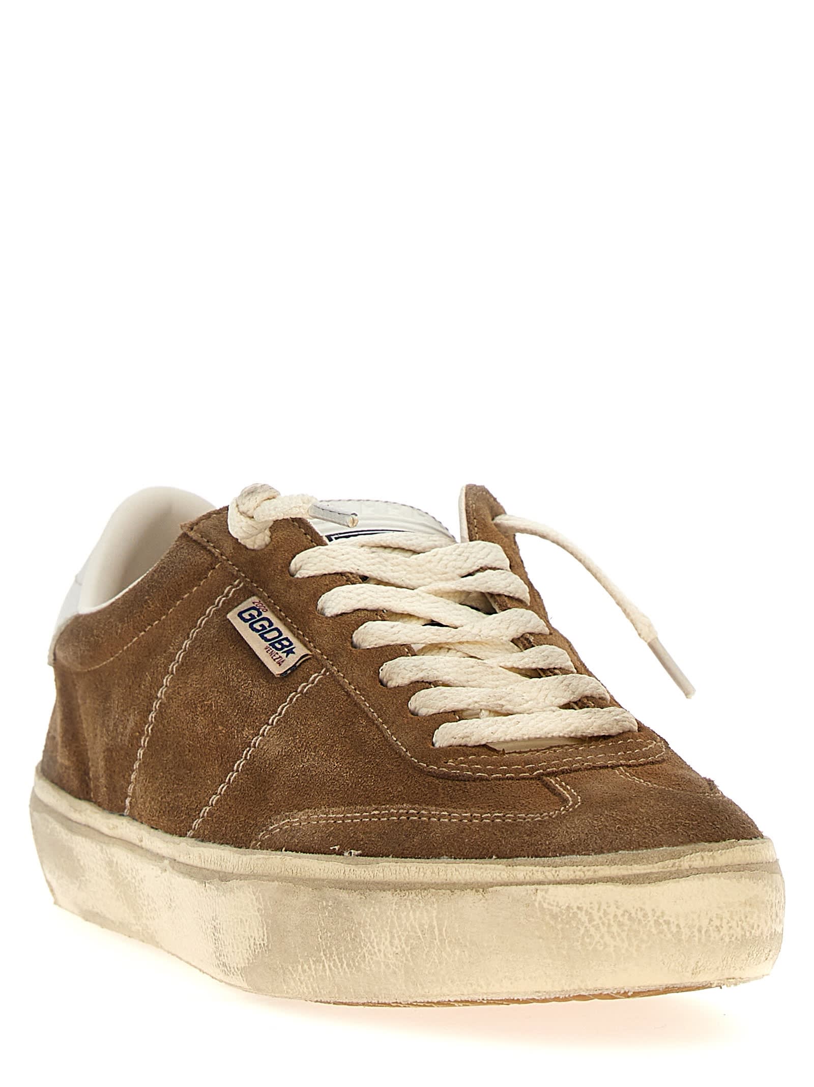 Shop Golden Goose Soul Star Sneakers In Beige