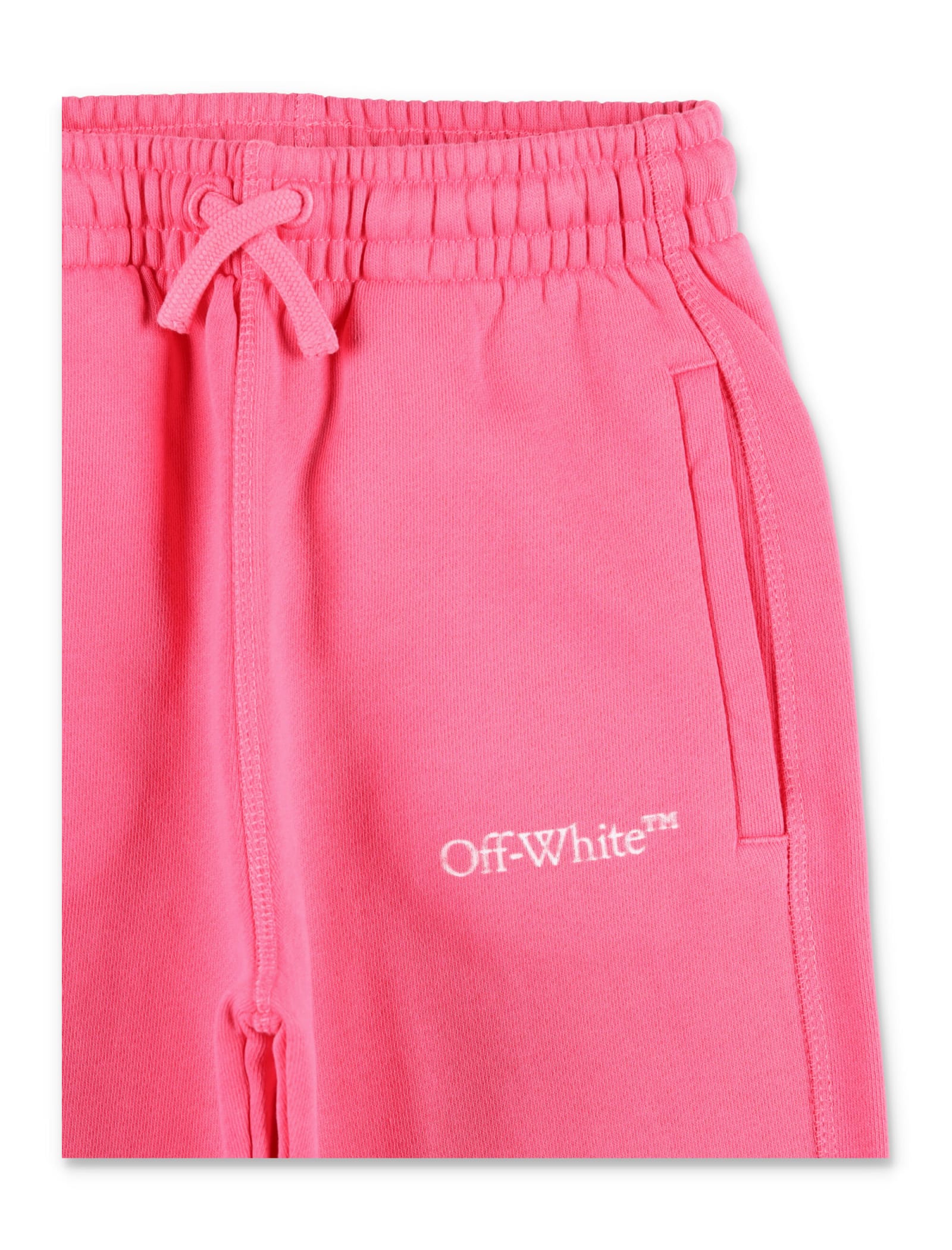 Shop Off-white Jogging Pants In Fuxia