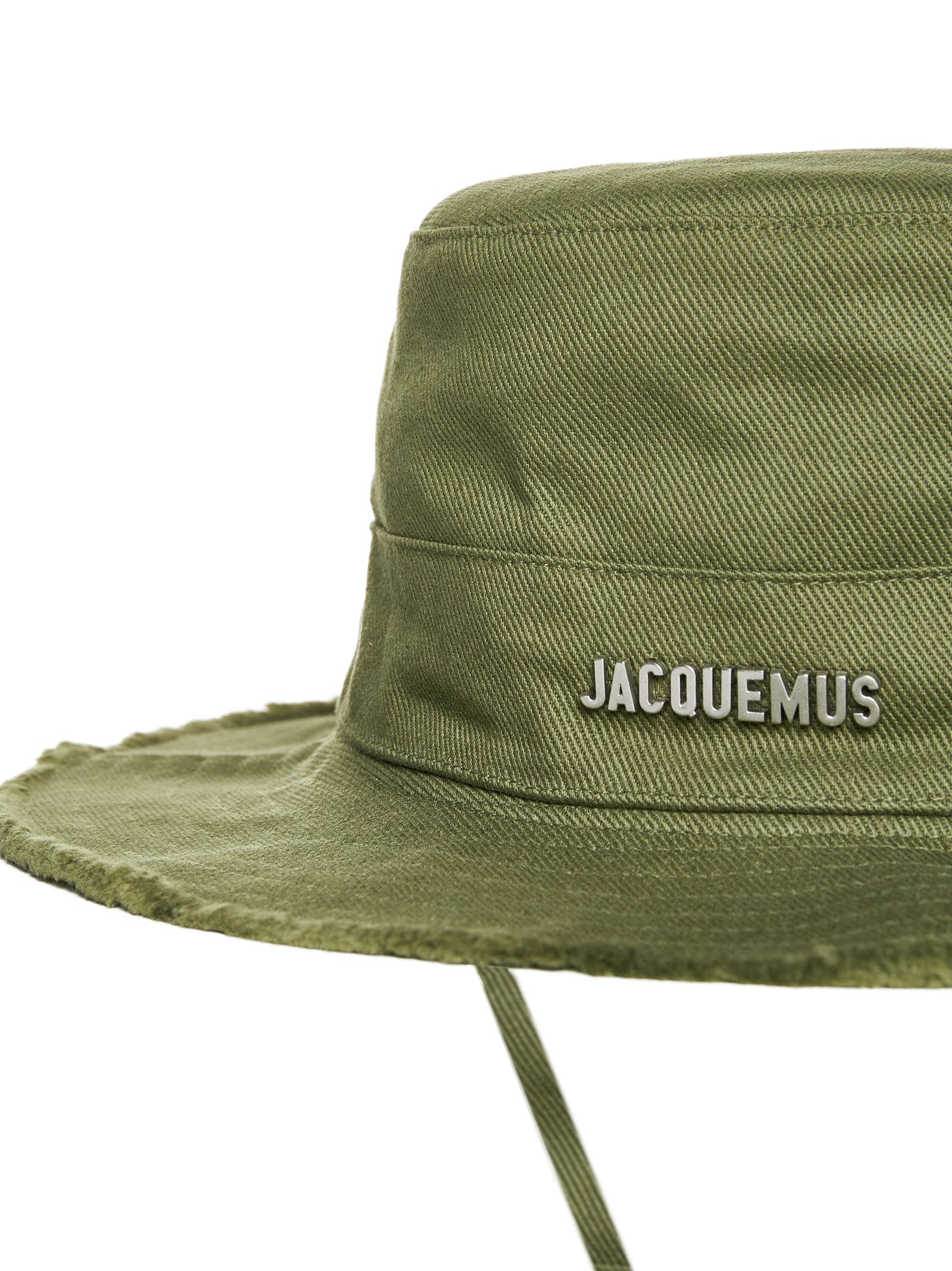 Shop Jacquemus Hat In Khaki