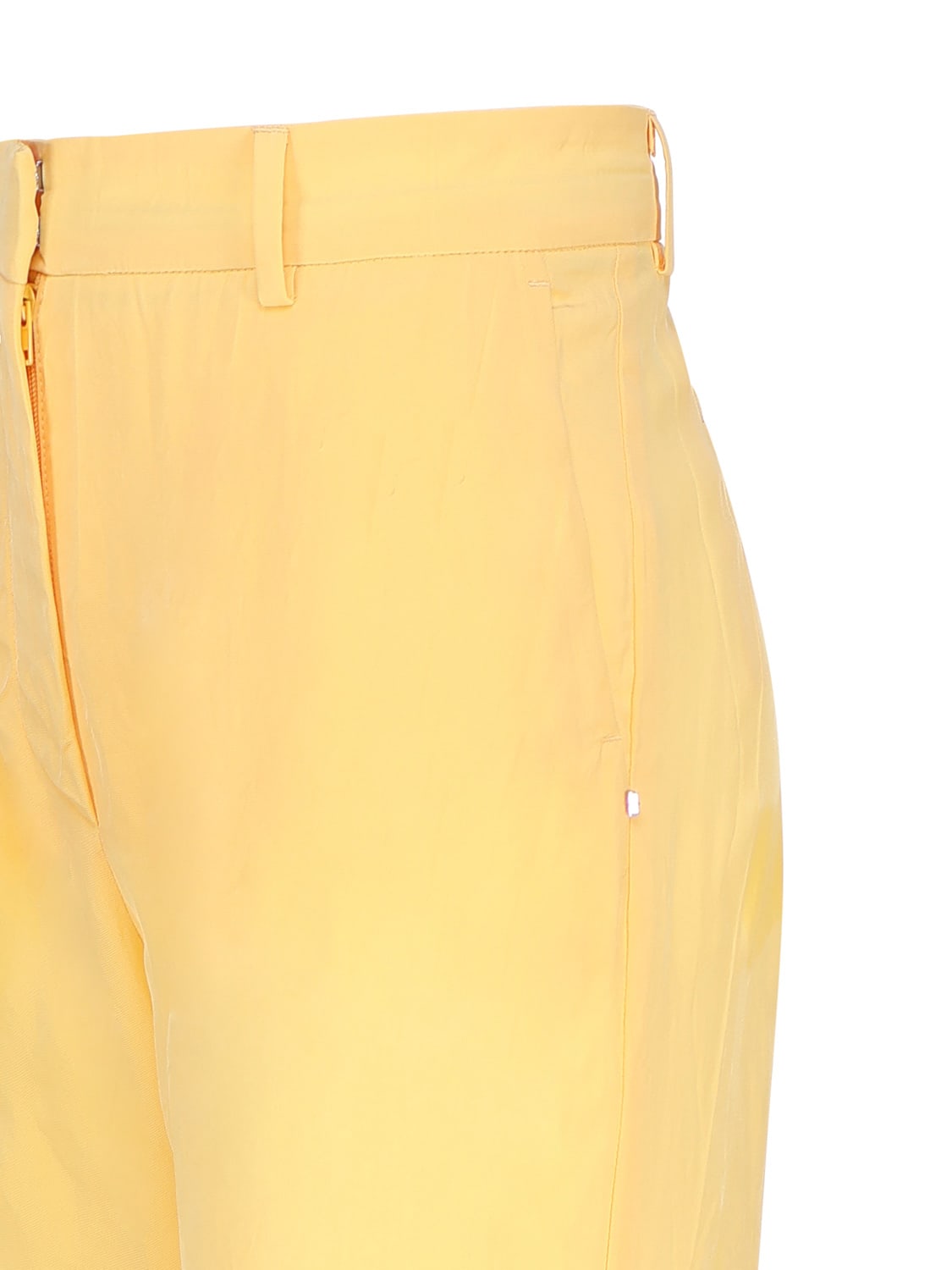 Max Mara Flared Trousers In Viscose In Melon
