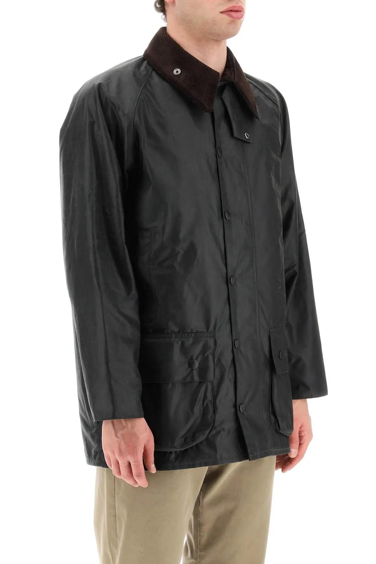Barbour Bedale Wax Jacket Aw25 Wax Cot Outw In Gray