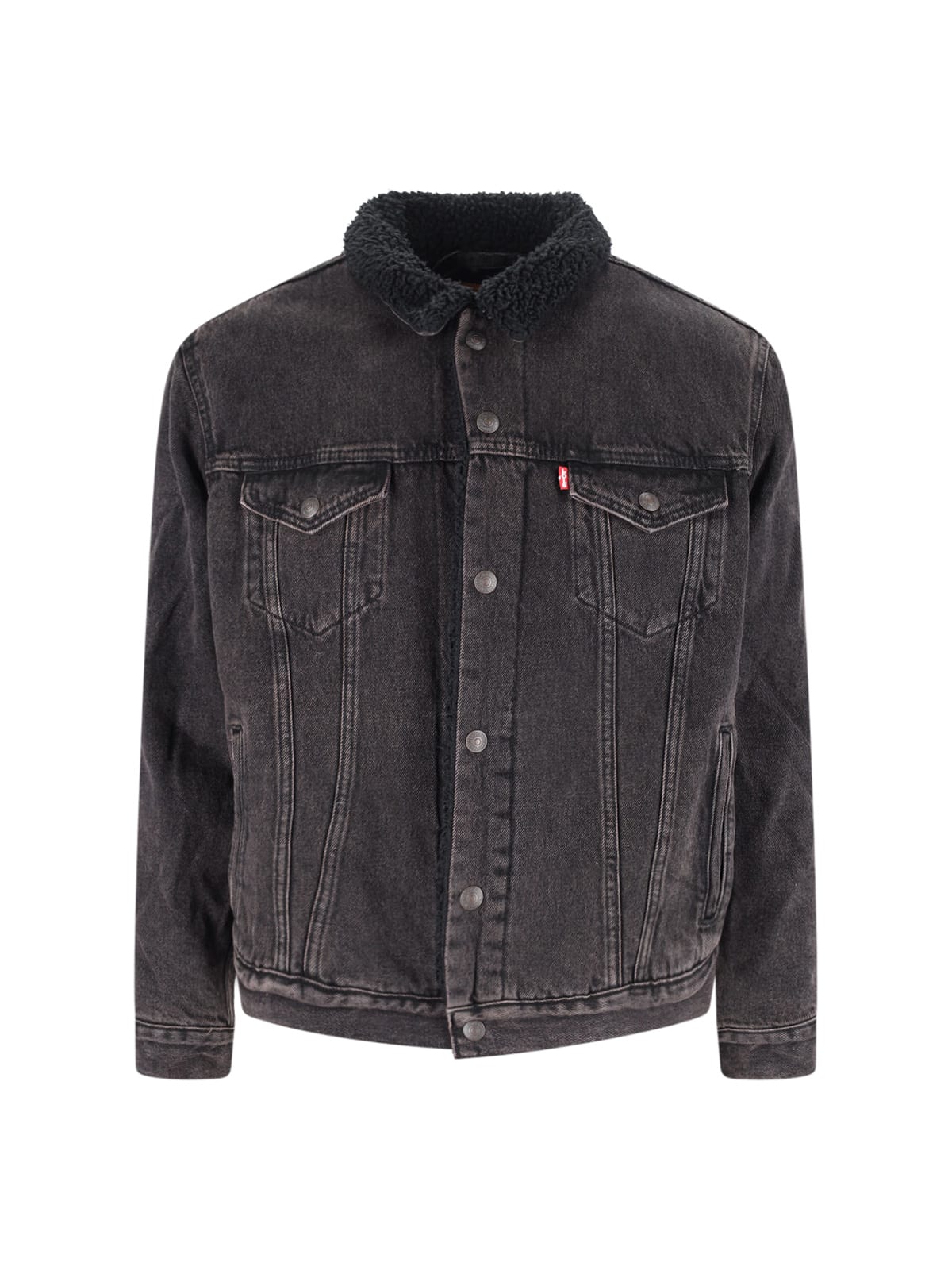Levi's Sherpa Jacket In Gray