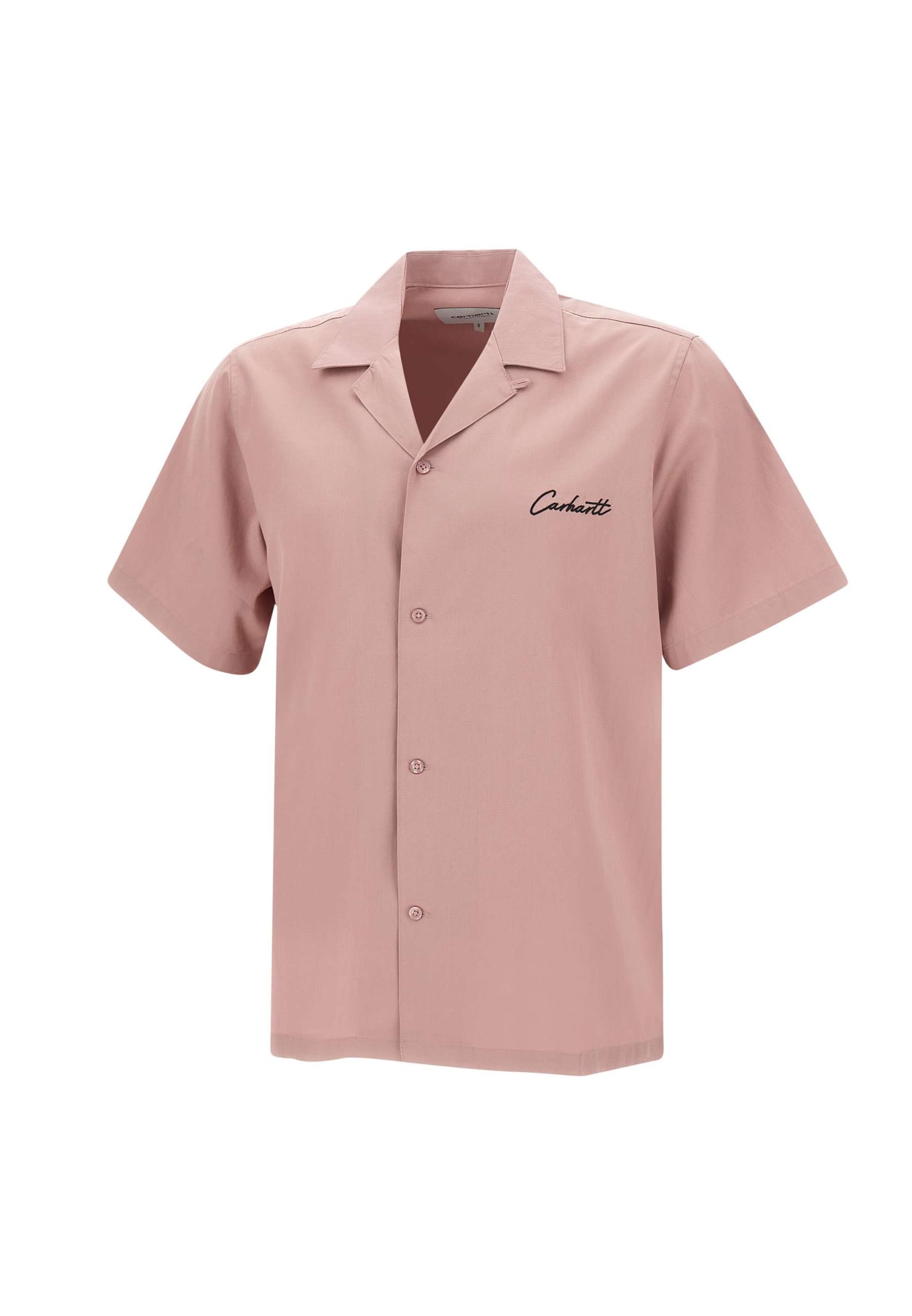 Shop Carhartt Ss Delray Cotton Shirt In Pink