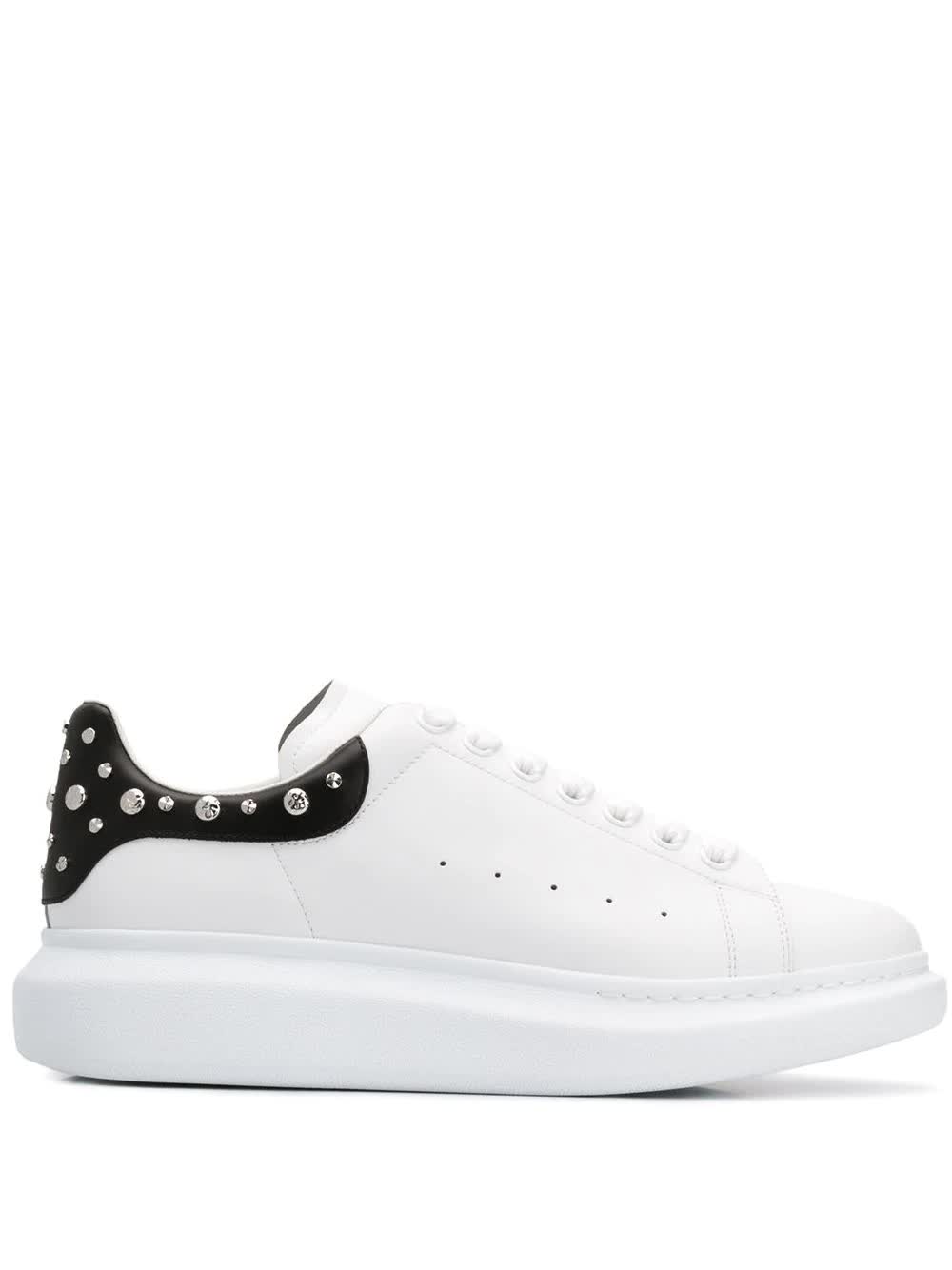 Alexander McQueen Man White Oversize Sneakers With Studs On The Spoiler